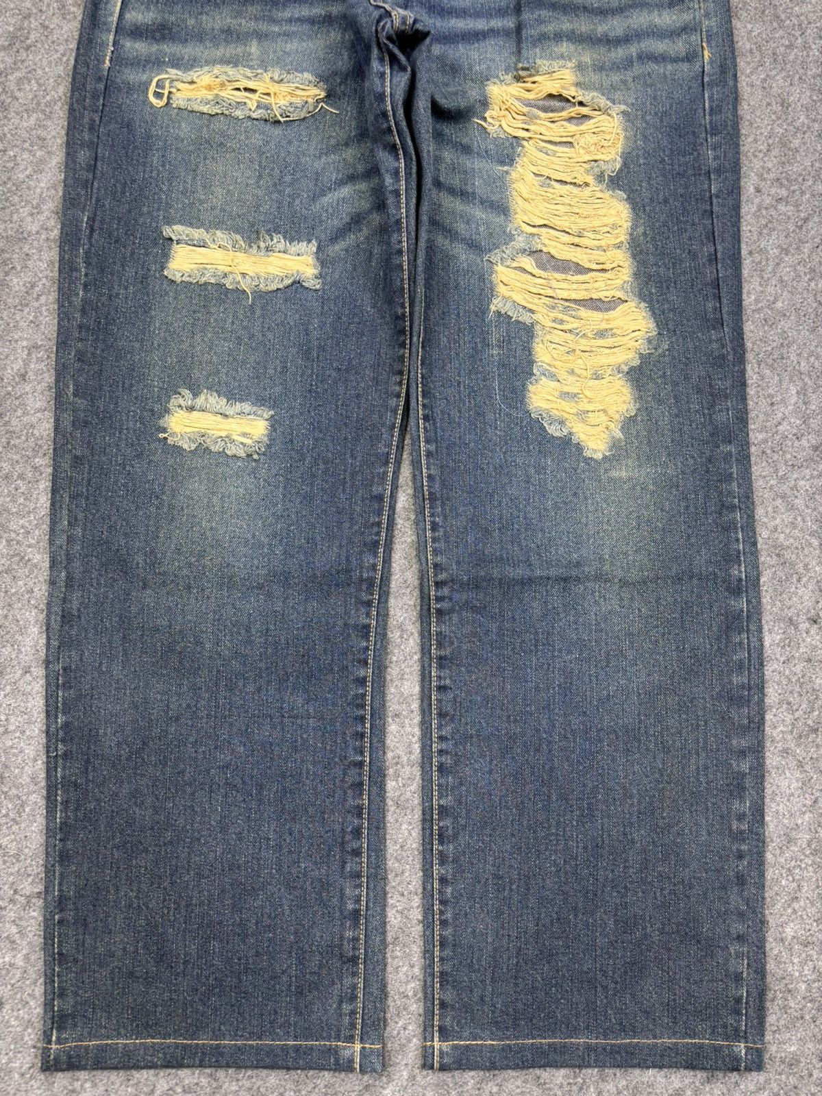 Seditionaries Joge Martin Sick Heavy Distressed Denim F748 Size US 32 / EU 48 - 11 Thumbnail