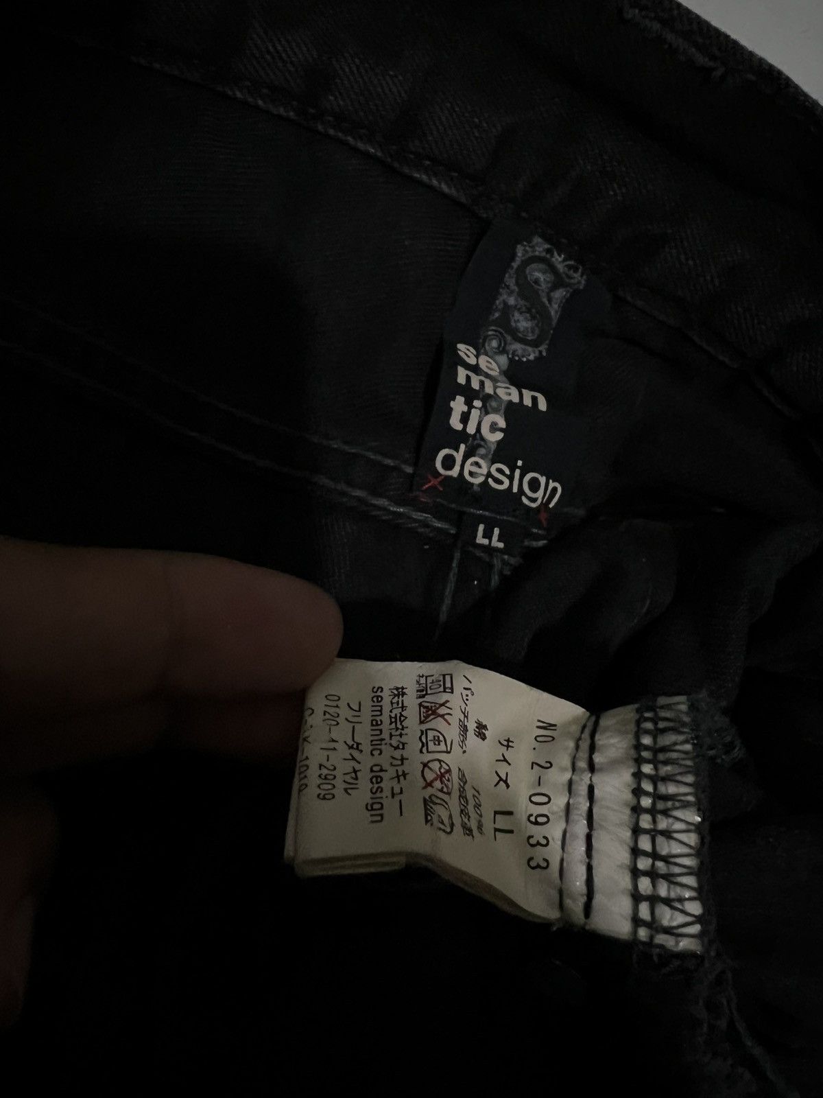 If Six Was Nine Semantic Mudwash skull distressed denim pants Size US 32 / EU 48 - 9 Thumbnail