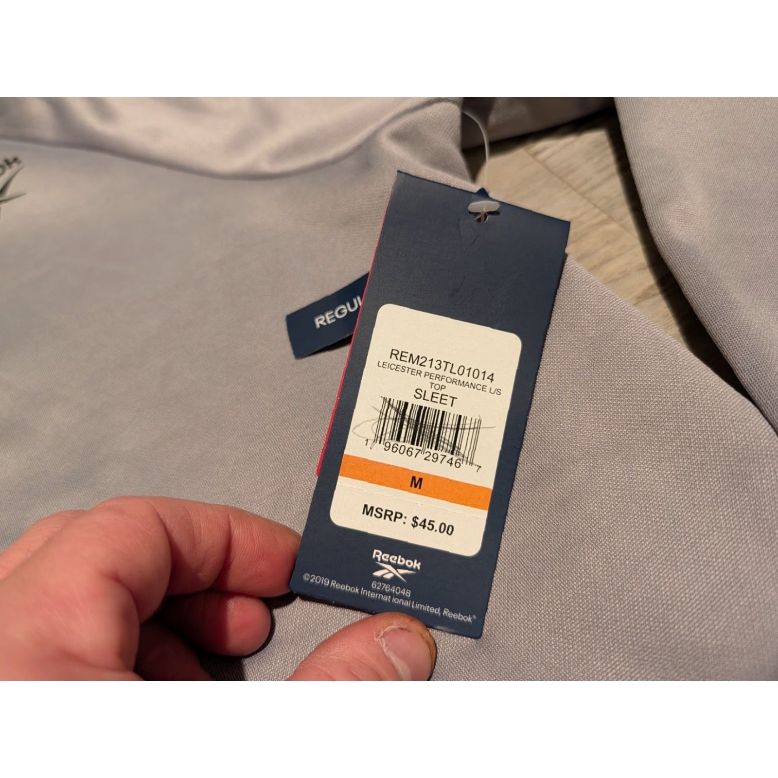 Reebok NWT Reebok Leicester Performance Quarter Zip Pullover Gray Size Medium Mens Size US M / EU 48-50 / 2 - 5 Thumbnail