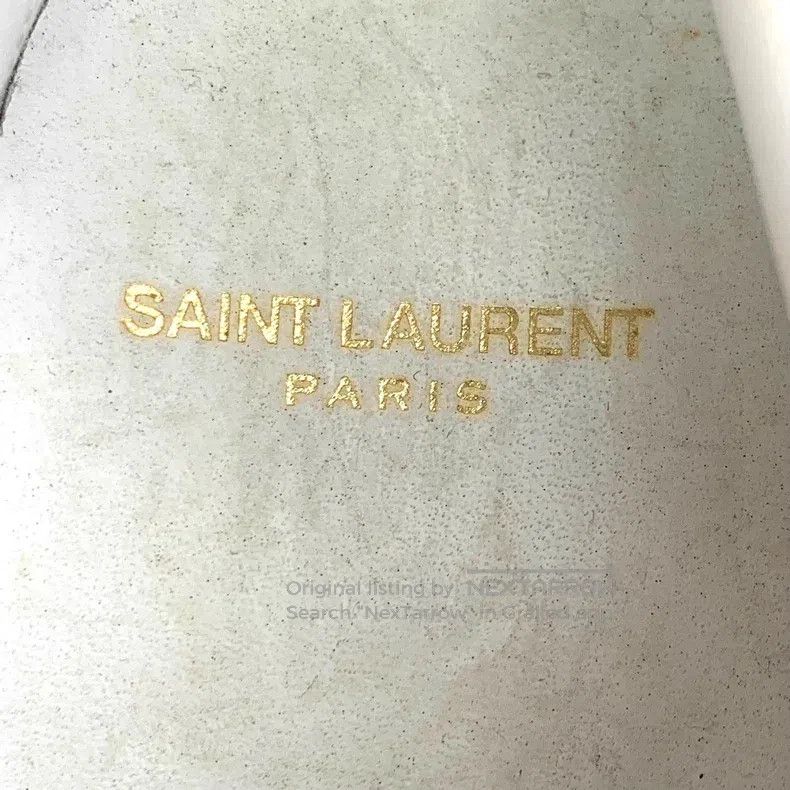 Saint Laurent Paris Saint Laurent Paris White Star Laced Casual Shoe Loafers Size US 6 / EU 39 - 7 Thumbnail