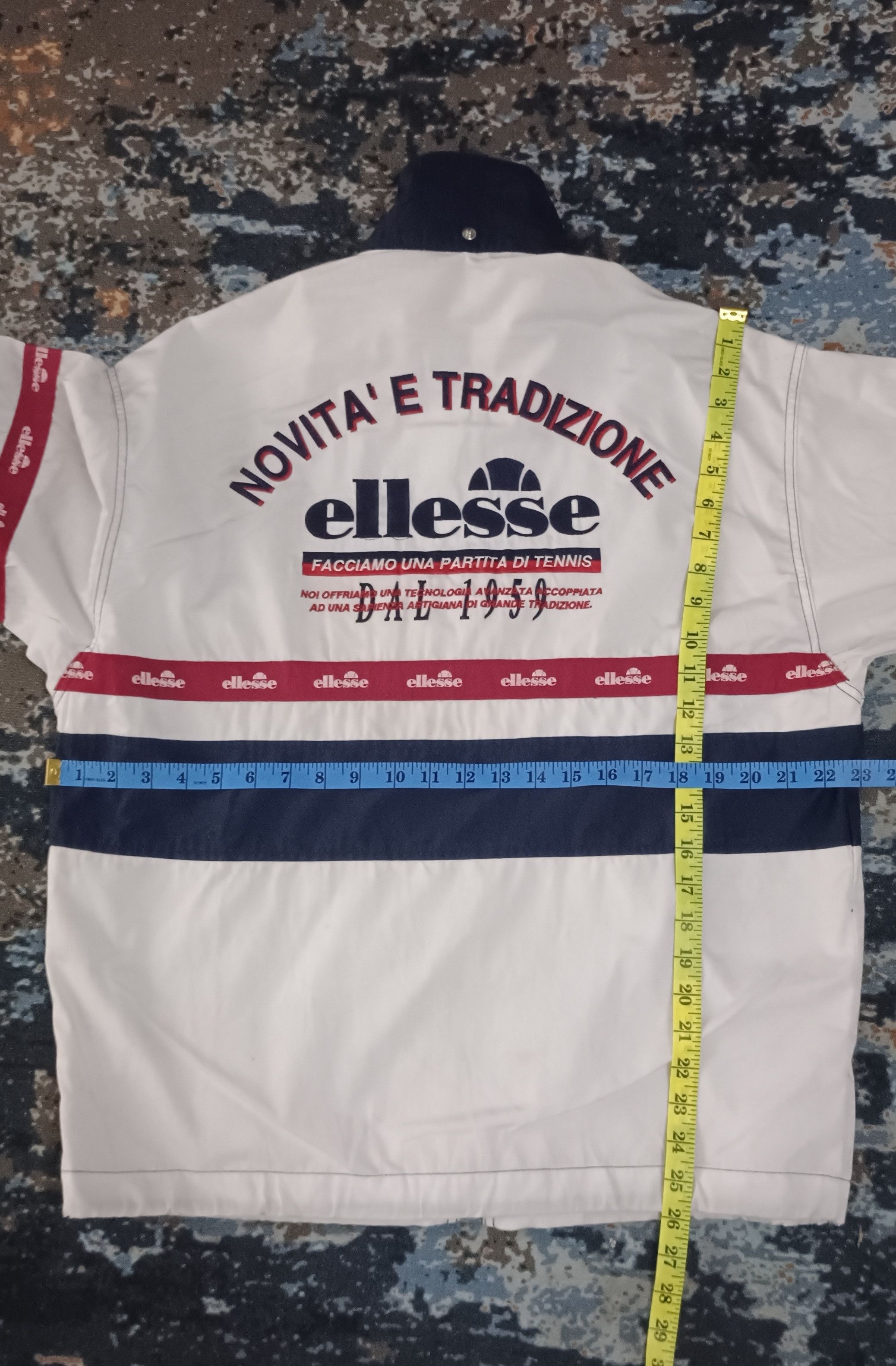 Ellesse 🔥🔥VINTAGE ELLESE JACKET FULL ZIPPER Size US L / EU 52-54 / 3 - 11 Thumbnail