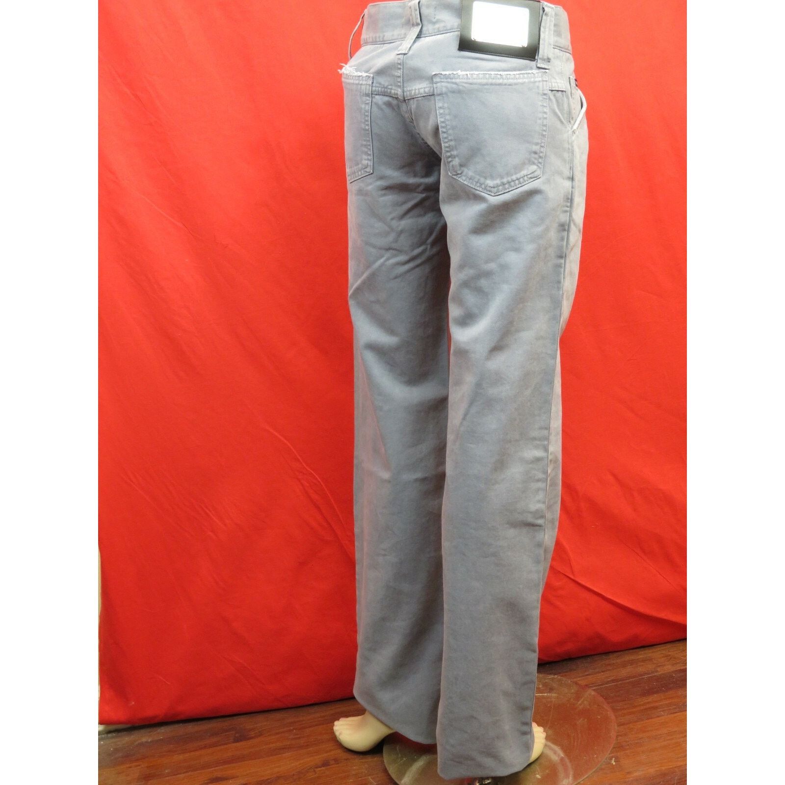 Dolce & Gabbana DOLCE GABBANA STRAIGHT LEG GRAY COTTON PANTS JEANS S ITALY Size 30" / US 8 / IT 44 - 2 Thumbnail