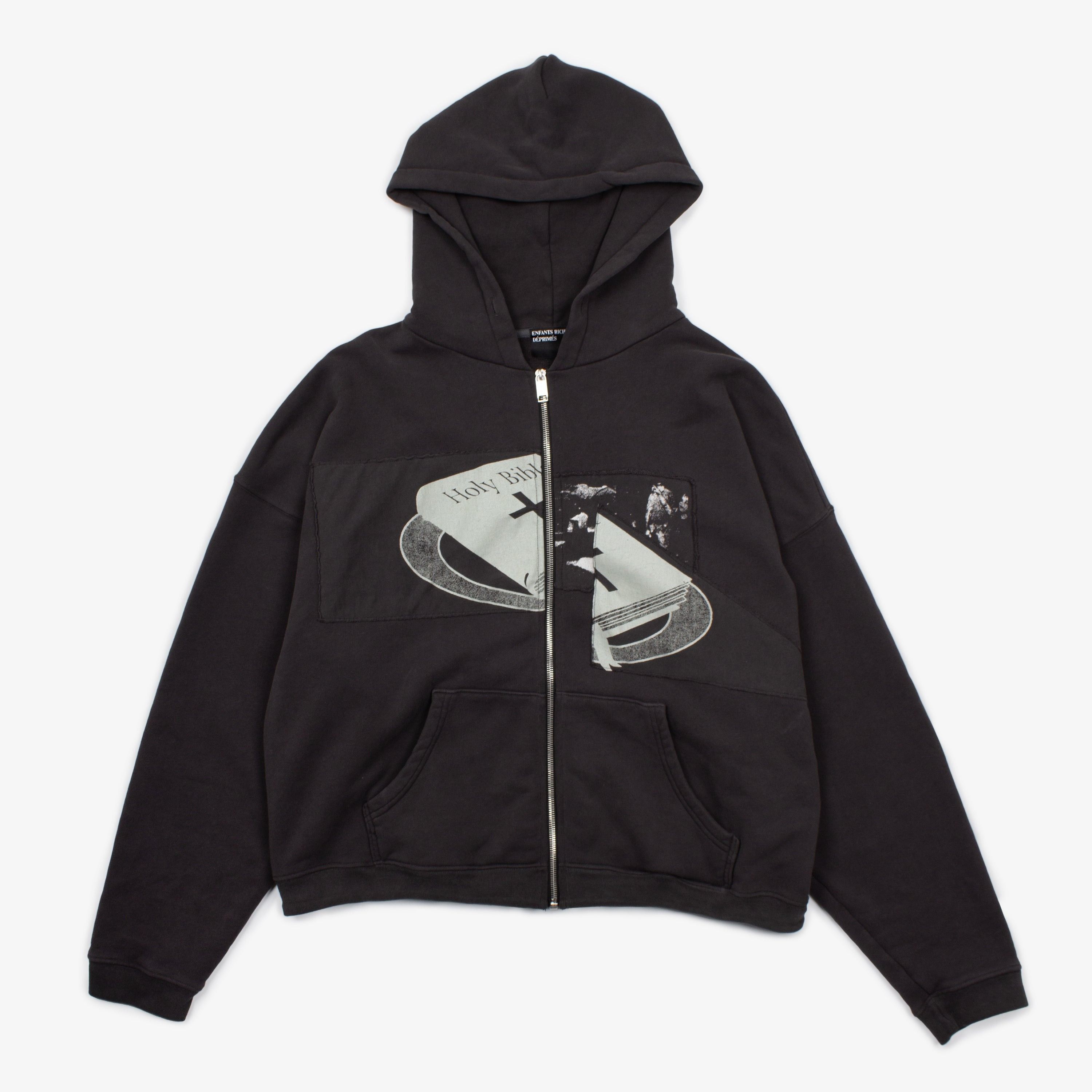 Enfants Riches Deprimes ENFANTS RICHES DEPRIMES ASSEMBLAGE HOLY BIBLE ZIP HOODIE Size US L / EU 52-54 / 3 - 2 Thumbnail