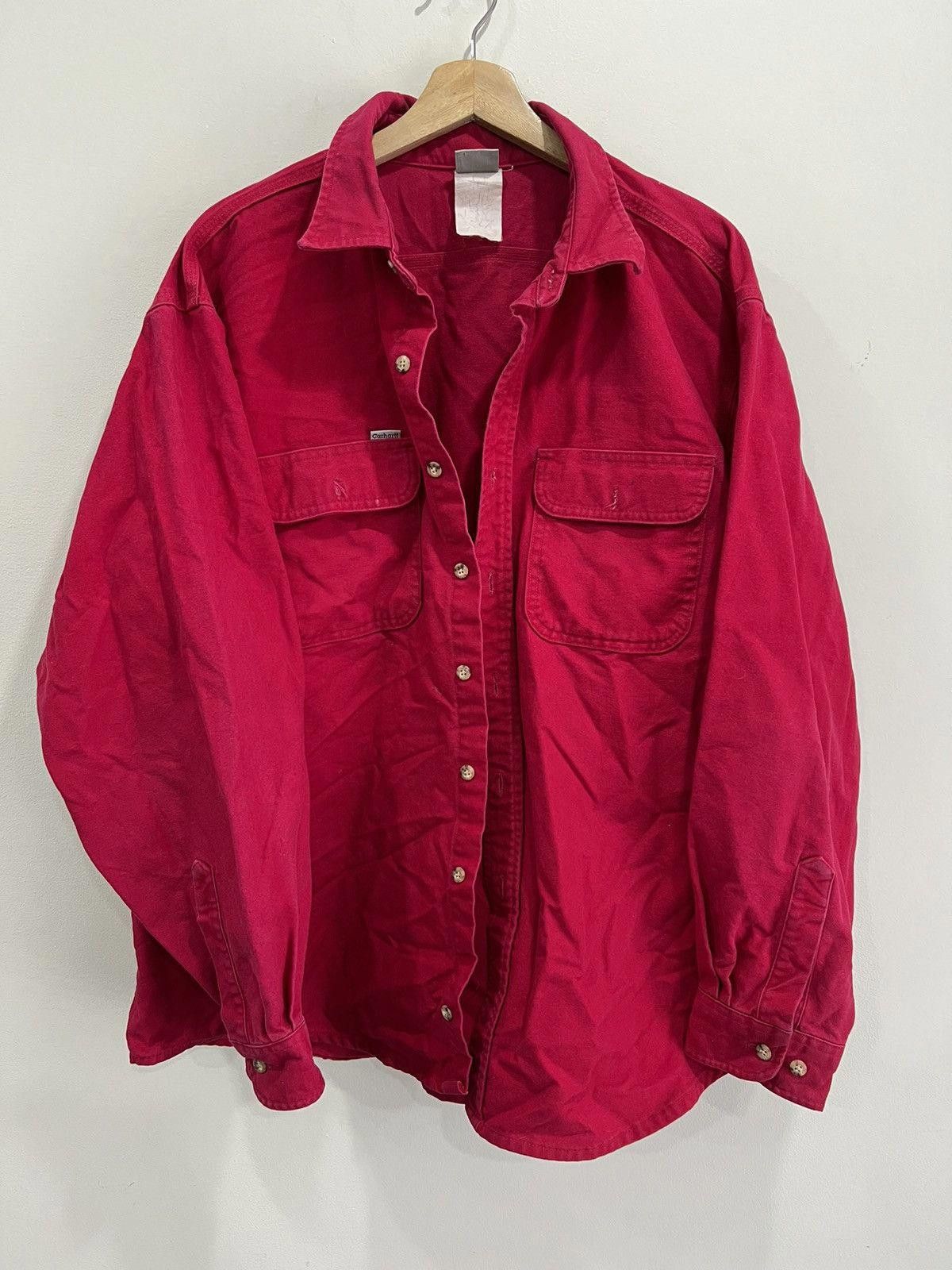 Vintage Vintage Carhartt Button Up Shirt 90s Size US L / EU 52-54 / 3 - 1 Thumbnail