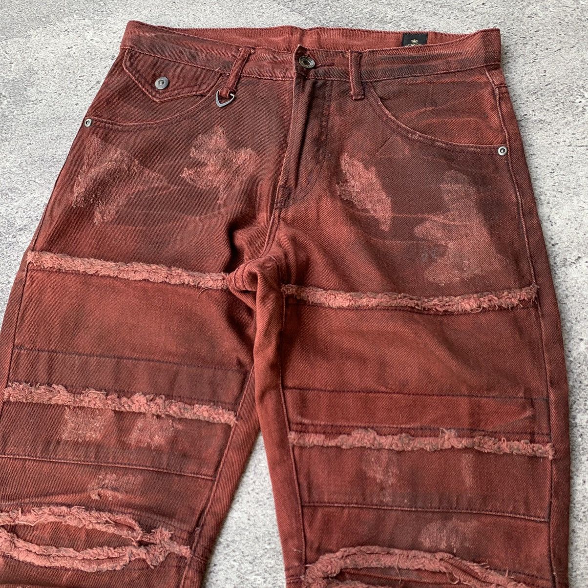 Japanese Brand Semantic Design Ombre Distressed Jeans Size US 30 / EU 46 - 5 Thumbnail
