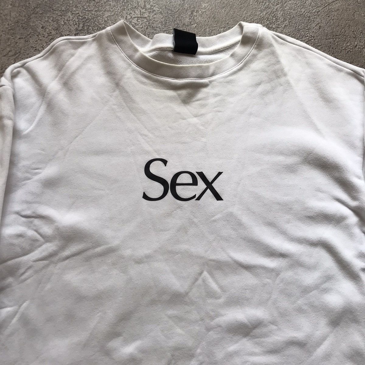 Vintage Vintage Y2K Sex Slogan Graphic Sweatshirt Streetwear Baggy M Size US M / EU 48-50 / 2 - 3 Thumbnail