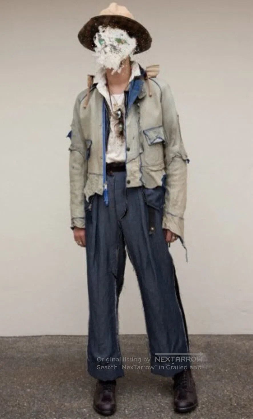 Takahiromiyashita The Soloist. takahiromiyashita thesoloist Initial woolen trousers| Size 34R - 1 Thumbnail