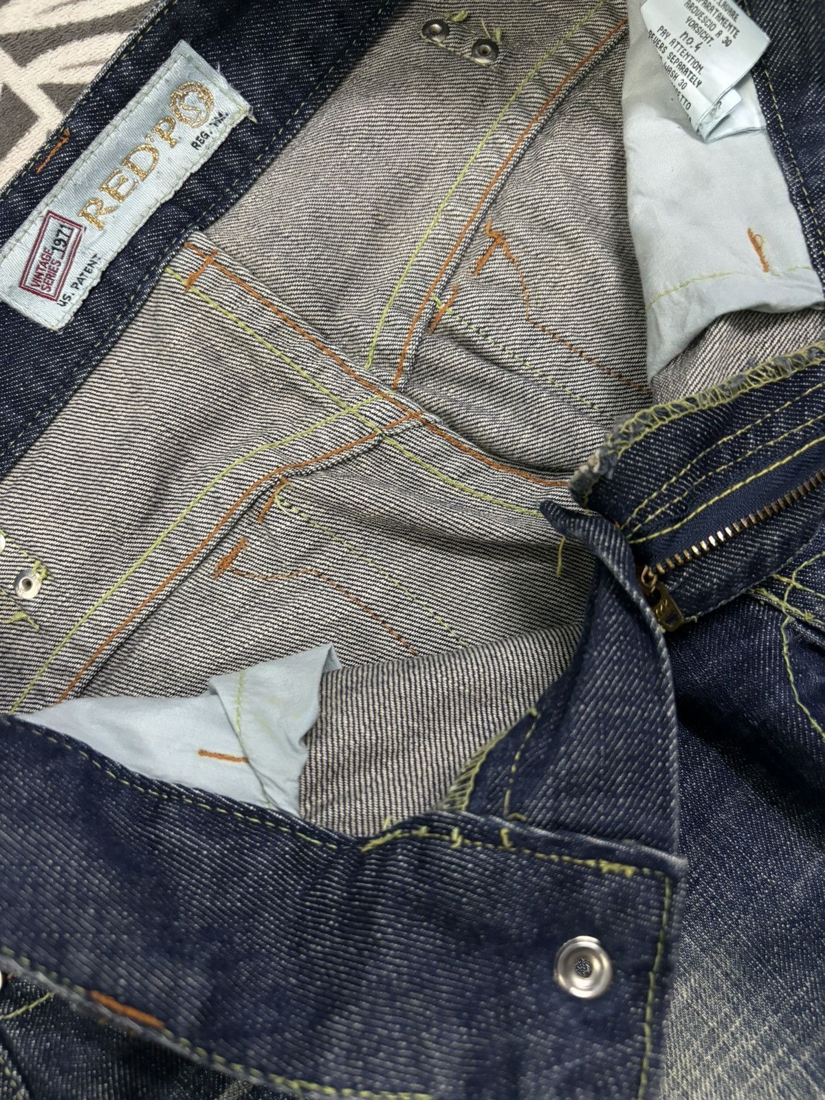Vintage Japanese Brand Flare Wide Leg Distressed Punk Jeans