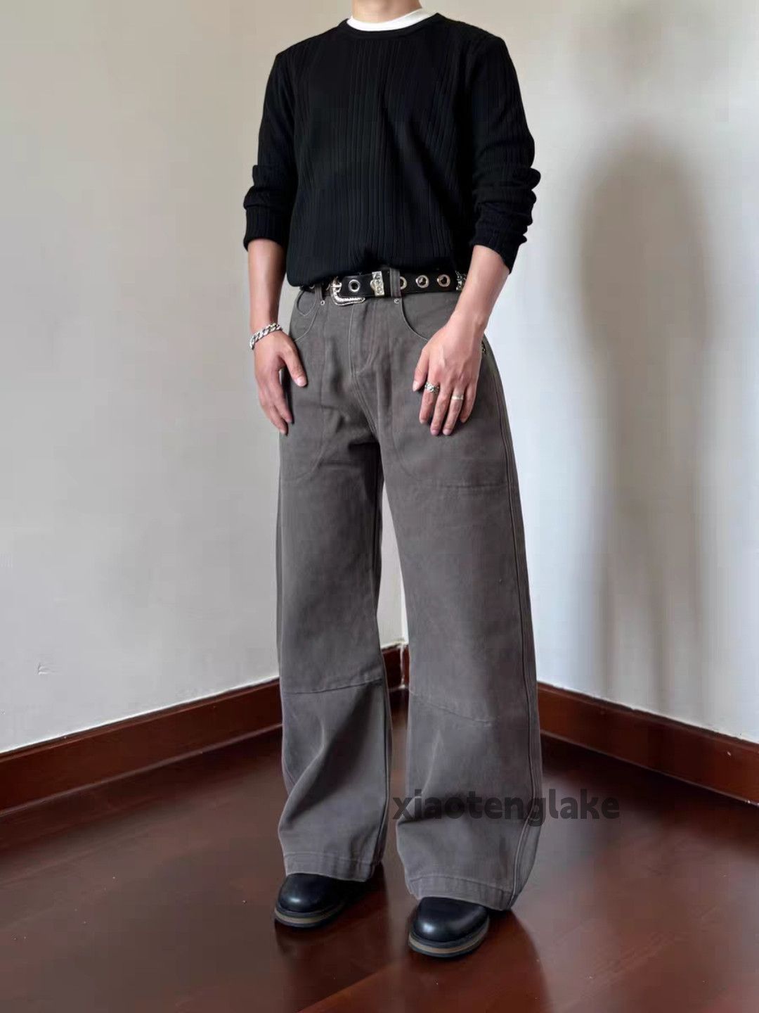 Vintage xtl utility loose baggy skate hiphop yuppie flared pants Size US 28 / EU 44 - 5 Thumbnail