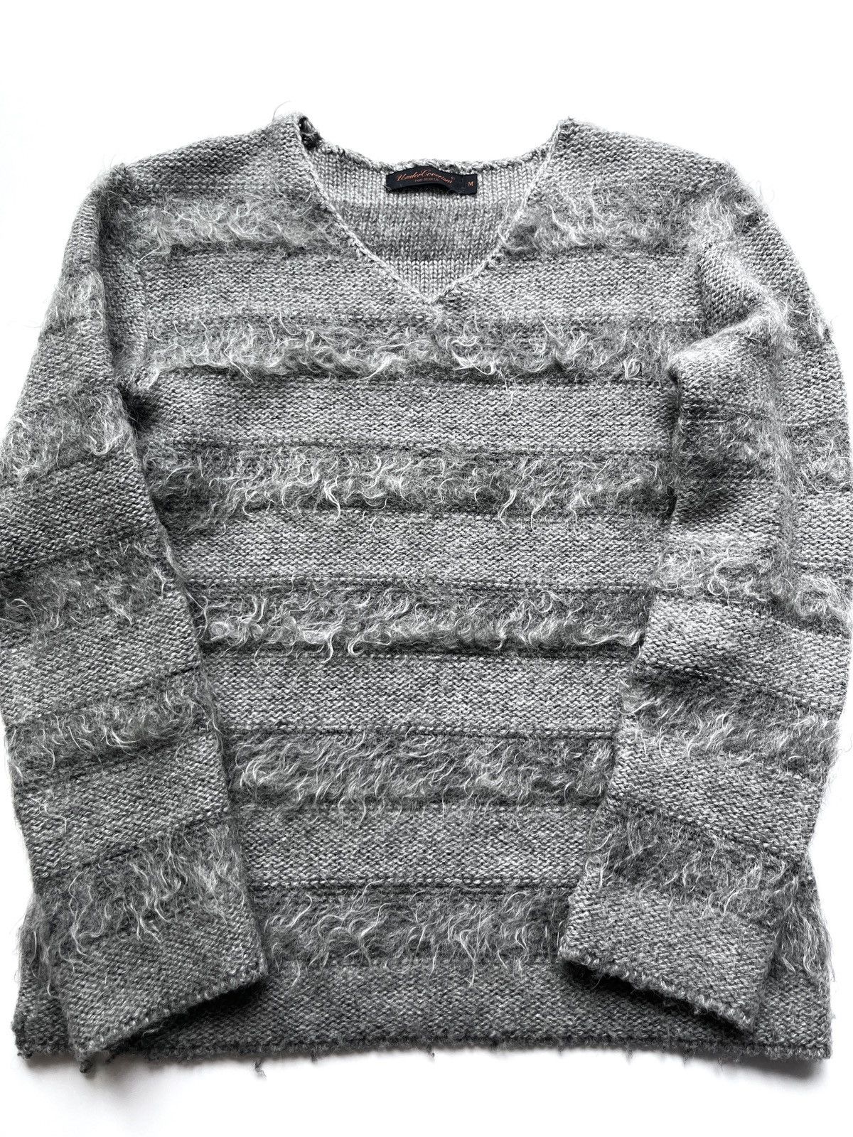 Jun Takahashi Undercover AW03’ Paperdoll grey striped mohair Size US M / EU 48-50 / 2 - 1 Thumbnail