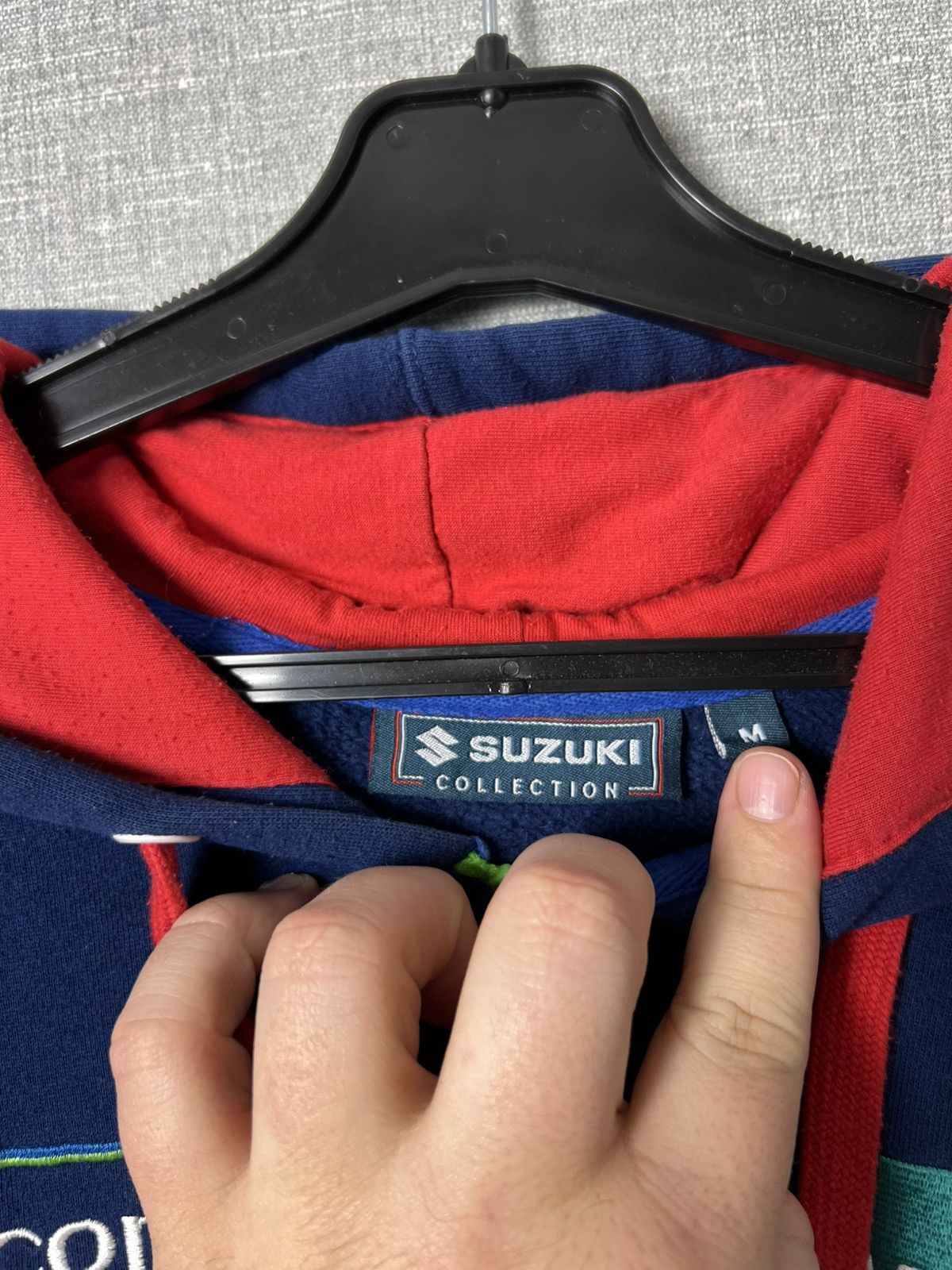 Vintage Suzuki RGSX Yoshimura World Superbike Team Racing Zip Hoodie Size US M / EU 48-50 / 2 - 12 Thumbnail