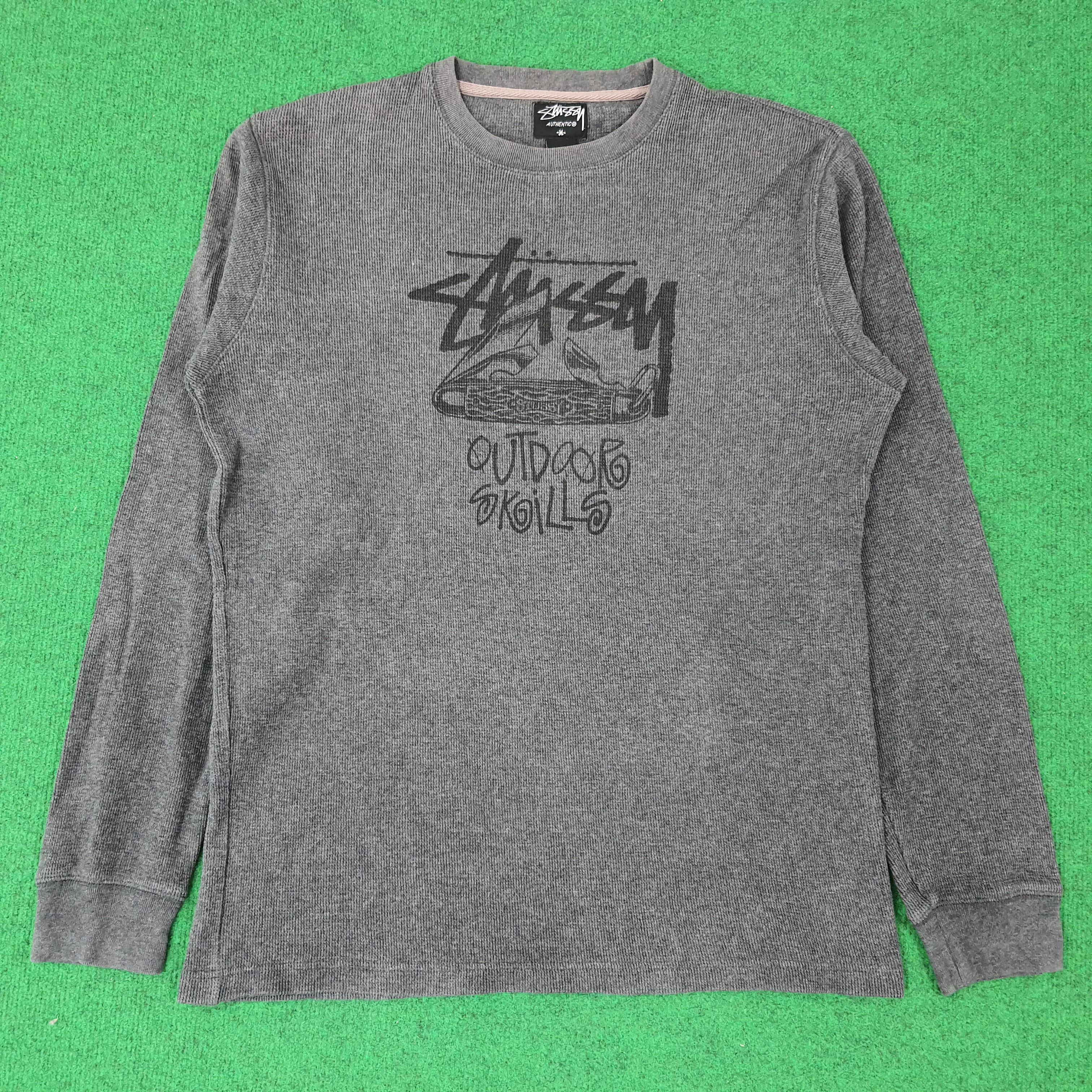Stussy Vintage Stussy Outdoor Skills Streetwear Sweatshirt C240N15 Size US M / EU 48-50 / 2 - 1 Thumbnail