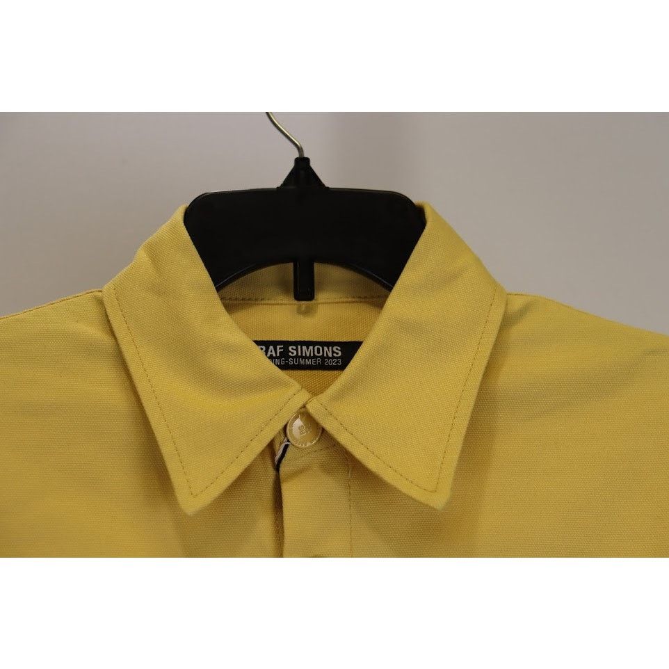 Raf Simons o1rshd1 Camicia Oversized Short Sleeved Shirt in Yellow Size US XS / EU 42 / 0 - 5 Thumbnail