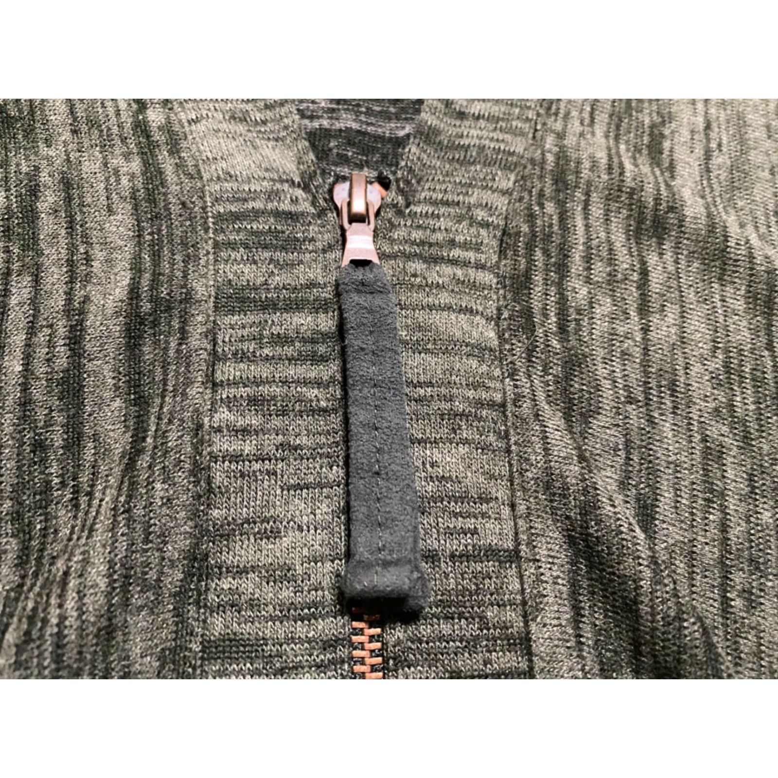 Vintage LOGO by Lori Goldstein Womens Medium Shirt Brown Striped Full Zip Velvet Sleeves Size M / US 6-8 / IT 42-44 - 4 Thumbnail