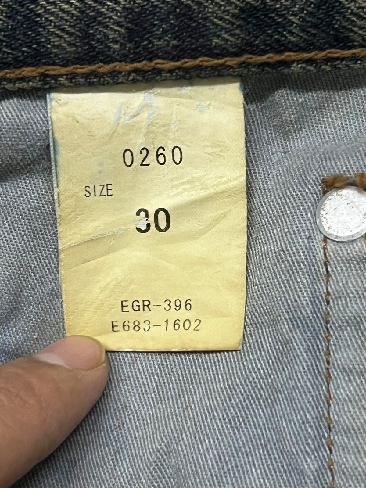 Japanese Brand Baggy Vintage Gold Rush - Faded Mud Wash Jeans Size US 32 / EU 48 - 13 Thumbnail