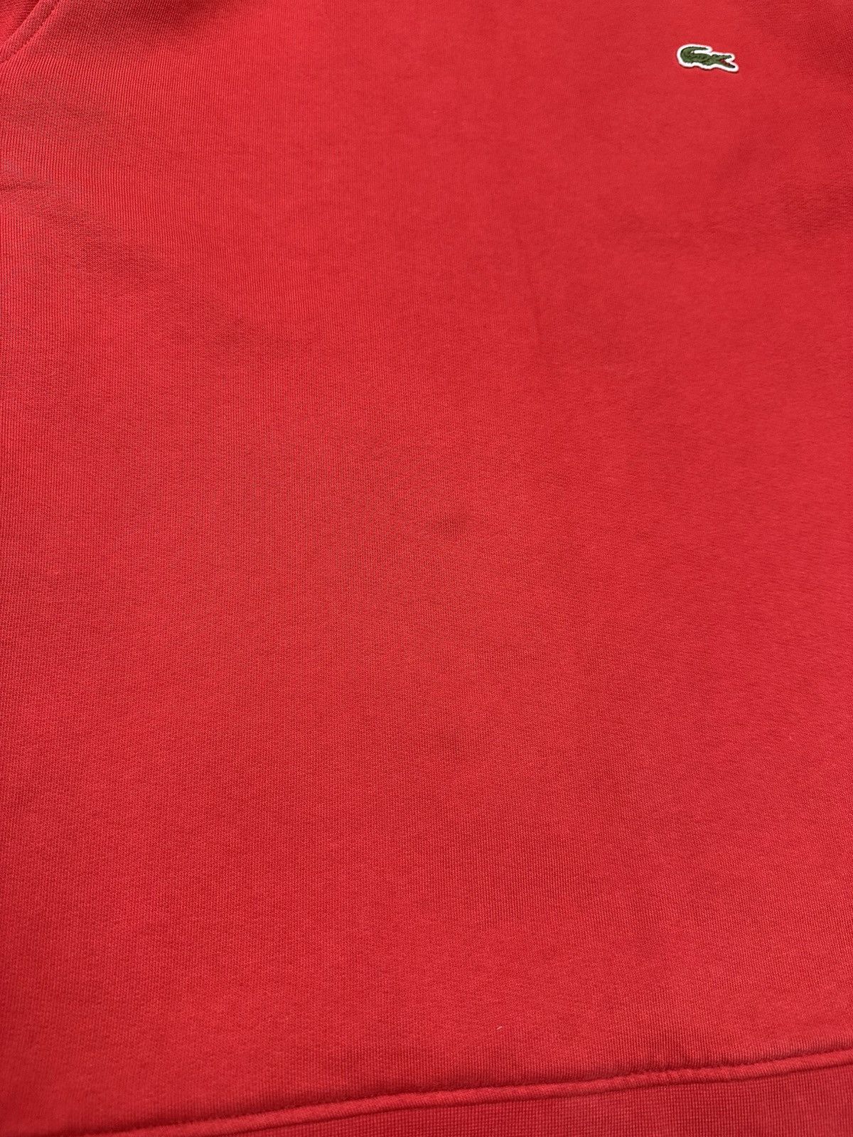 Lacoste × Vintage Vintage Y2K Lacoste Red Crewneck Jumper Small Logo Size US S / EU 44-46 / 1 - 2 Thumbnail