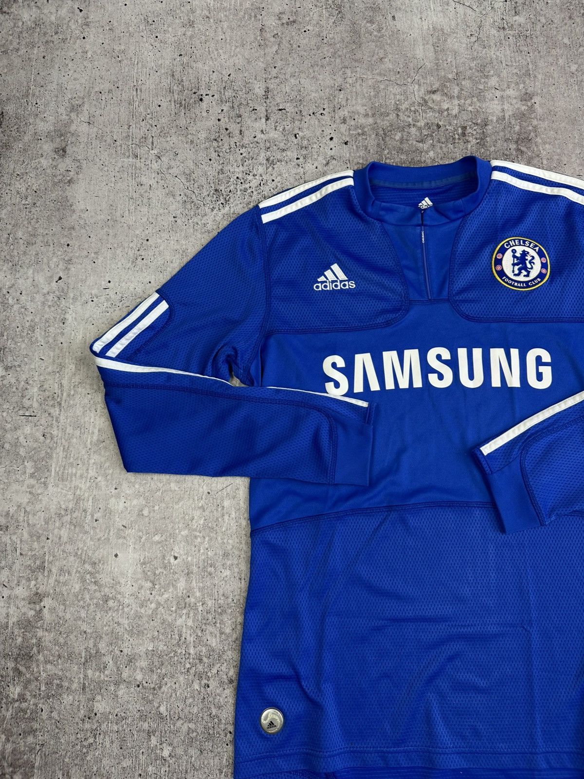 Adidas 2009/10 Adidas Chelsea Vintage Long Sleeve Soccer Jersey Size US S / EU 44-46 / 1 - 3 Thumbnail