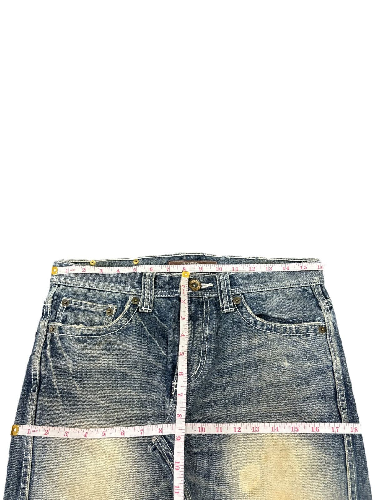Hysteric Glamour Vintage Japanese Apestein Nice Fade Distress Bootcut Jeans Size US 32 / EU 48 - 10 Thumbnail
