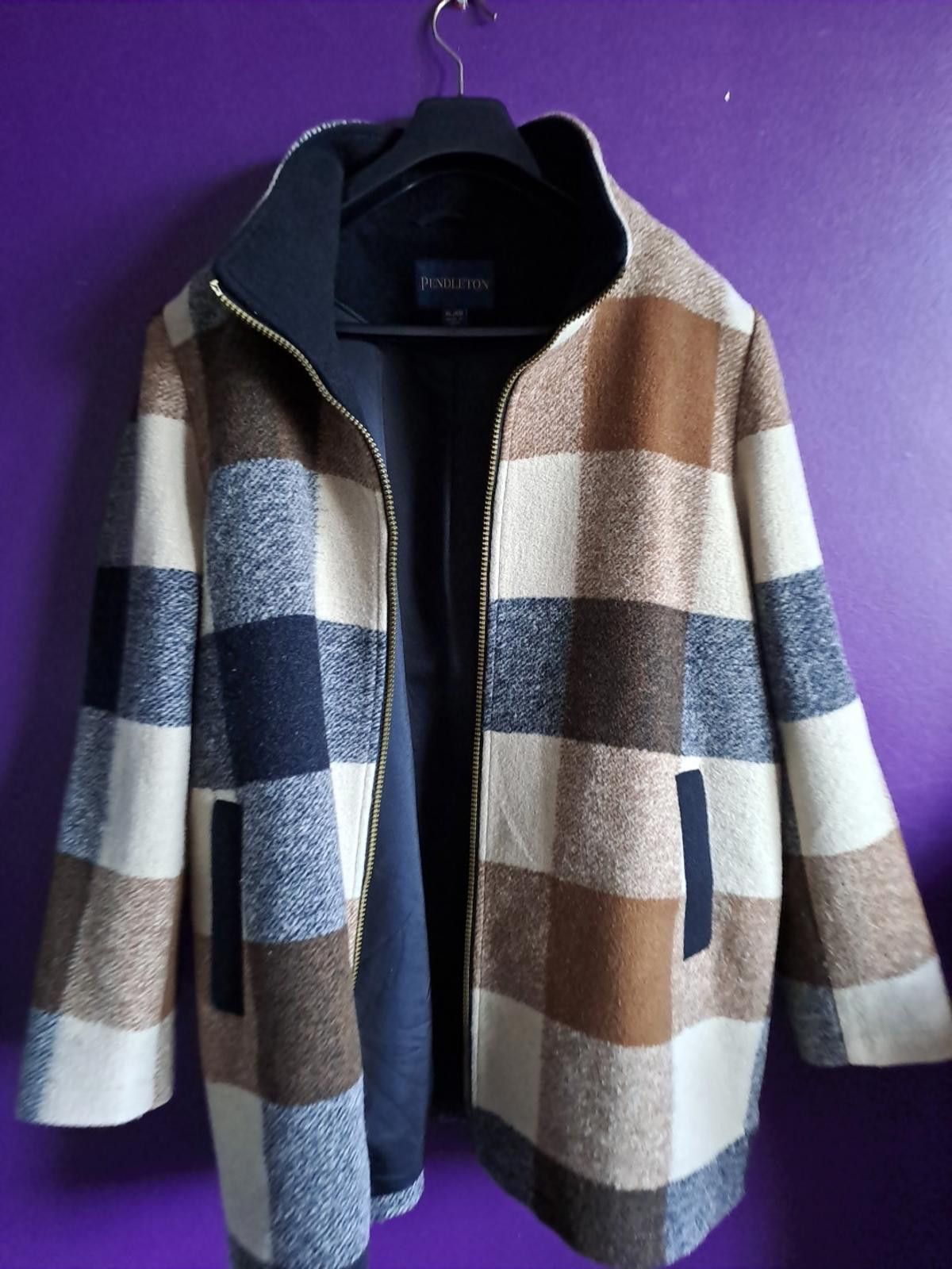 Pendleton Pendleton Blanket Coat Wool Checked Mens Xl Chore Size US XL / EU 56 / 4 - 6 Thumbnail