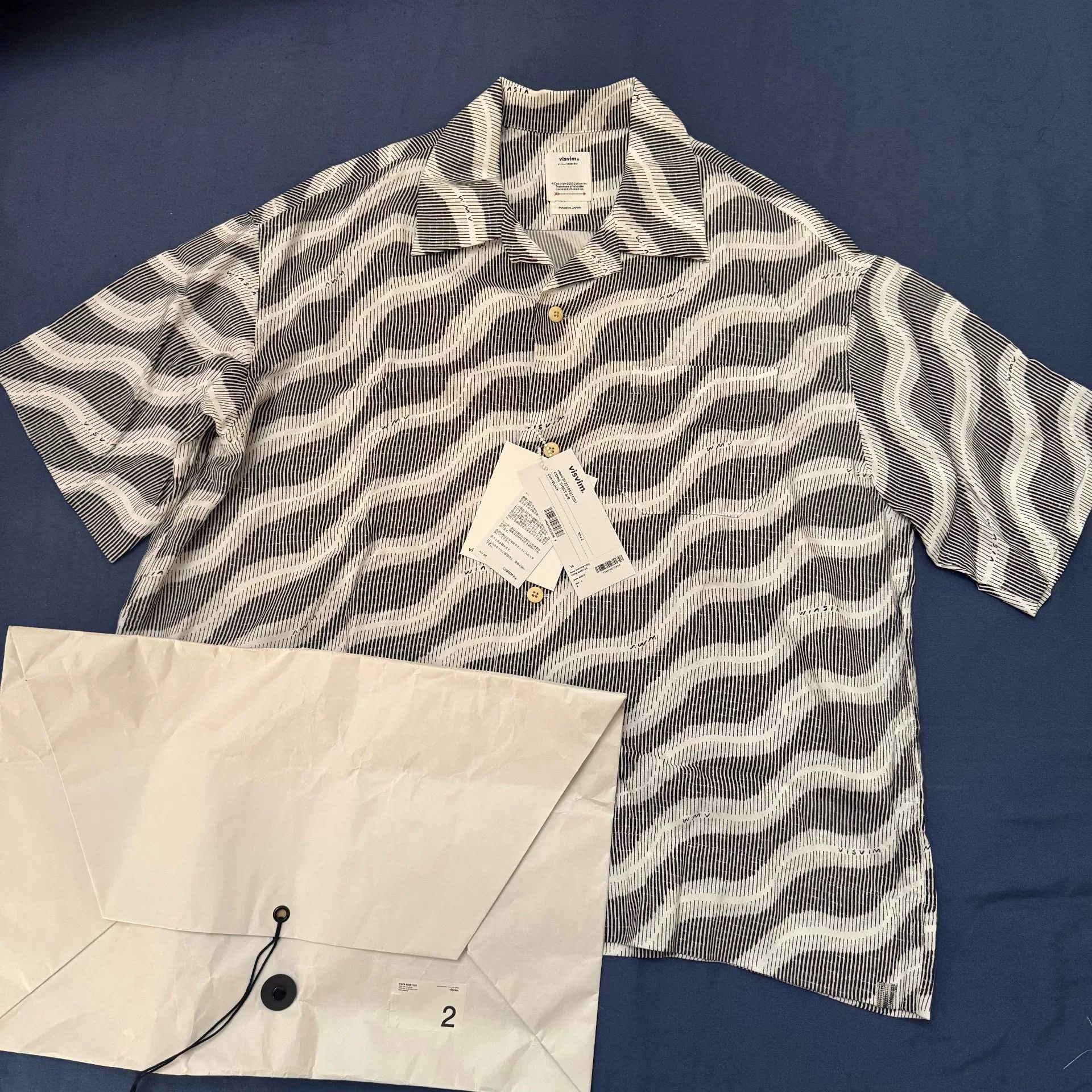 Visvim visvim summer striped short sleeve shirt Size US L / EU 52-54 / 3 - 1 Thumbnail