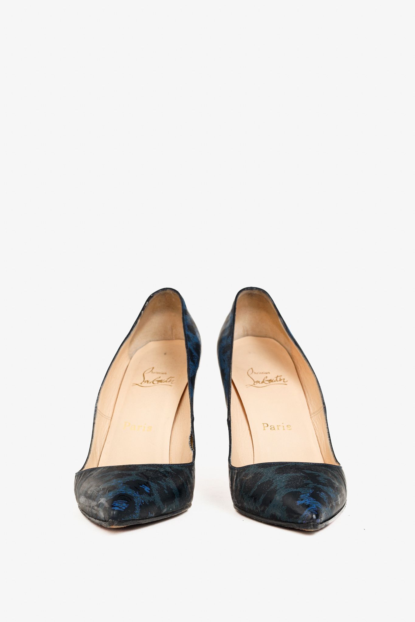 Christian Louboutin Christian Louboutin Pigalle 100 Leopard Pointed-Toe Pumps Size US 9 / IT 39 - 2 Thumbnail