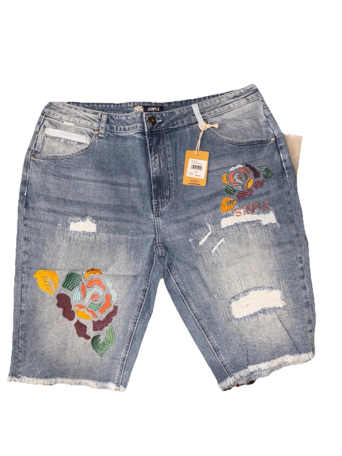 Staple Stable Pigeon Light Stone Wash Shorts 30 Size US 30 / EU 46 - 1 Thumbnail