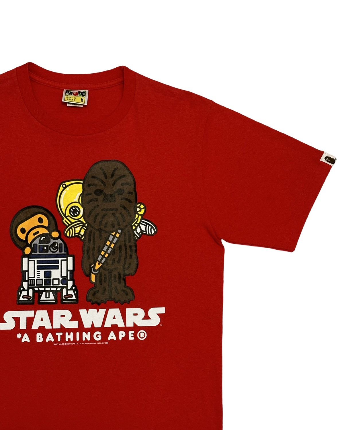 Bape × Star Wars 2012 Bape x Star Wars Empire Strikes Back Red Tee size M Size US M / EU 48-50 / 2 - 4 Thumbnail