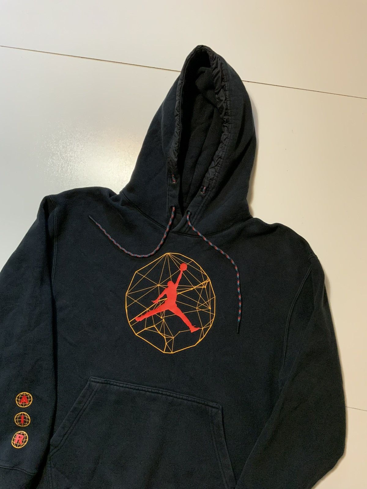 Jordan Brand Air Jordan Nike Jumpman 23 Black Graphic Retro Hoodie Size US L / EU 52-54 / 3 - 3 Thumbnail