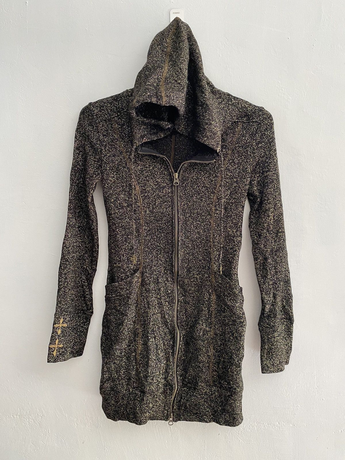 Hysteric Glamour × If Six Was Nine × Le Grande Bleu (L.G.B.) Ozz Croce glitter knit full zip hoodie Size US M / EU 48-50 / 2 - 1 Thumbnail