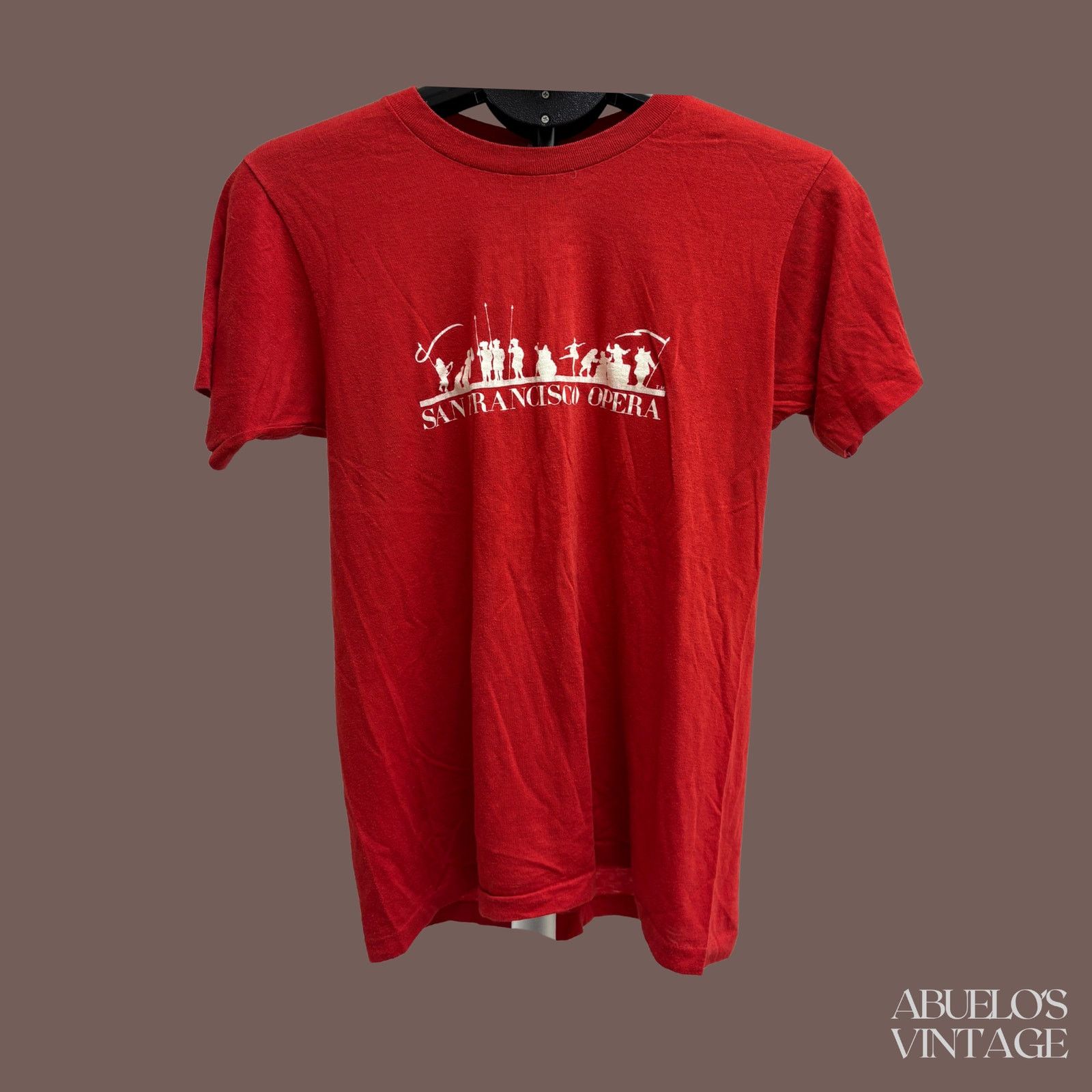 Vintage VTG 80s Graphic Tee | Screen Stars Red | Balletcore Size US M / EU 48-50 / 2 - 1 Thumbnail