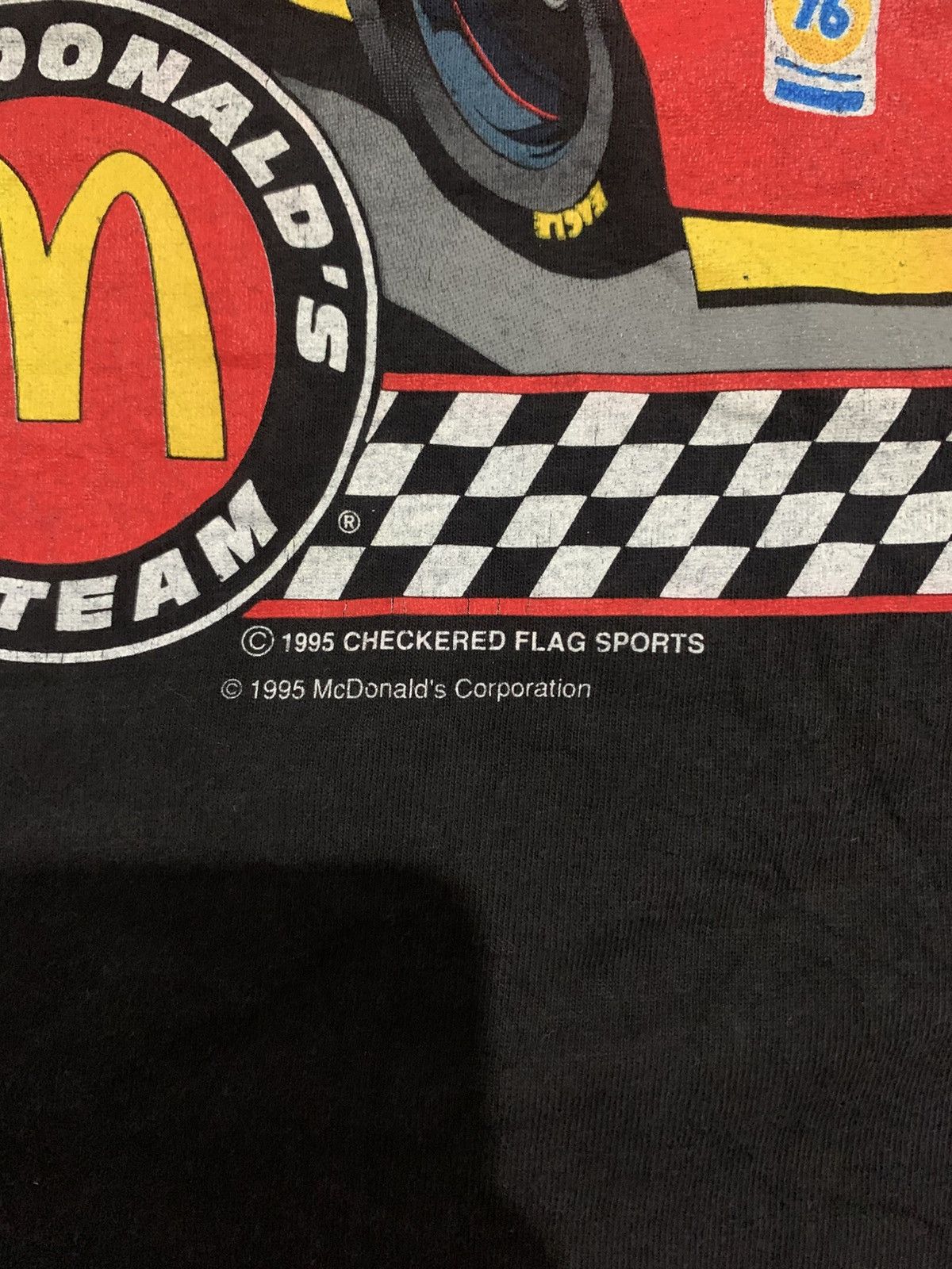 NASCAR Vintage 1995 Bill Elliott McDonald's Racing Team NASCAR Tee Size US M / EU 48-50 / 2 - 4 Thumbnail