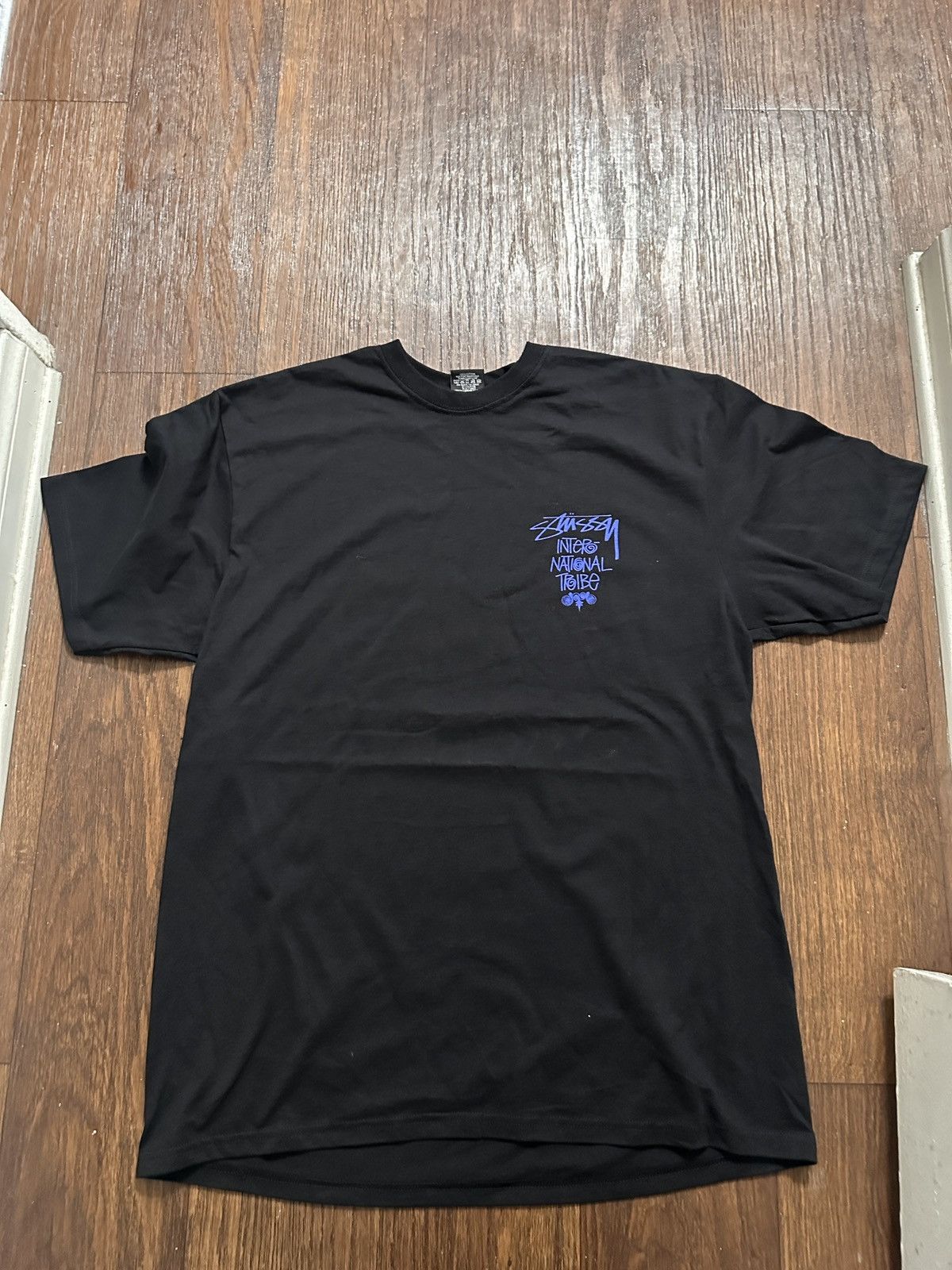 Black Stussy International Tribe Shirt