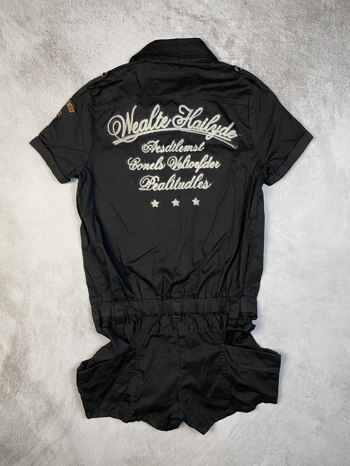 Japanese Brand 2000s Maison Gilfy Punk Seditionaries Romper Size 28" / US 6 / IT 42 - 5 Thumbnail