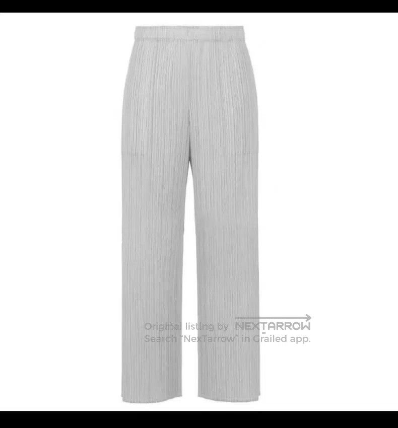 Issey Miyake Issey Miyake size:5 Straight Pleated Wide-leg Pants Size 22" - 1 Thumbnail