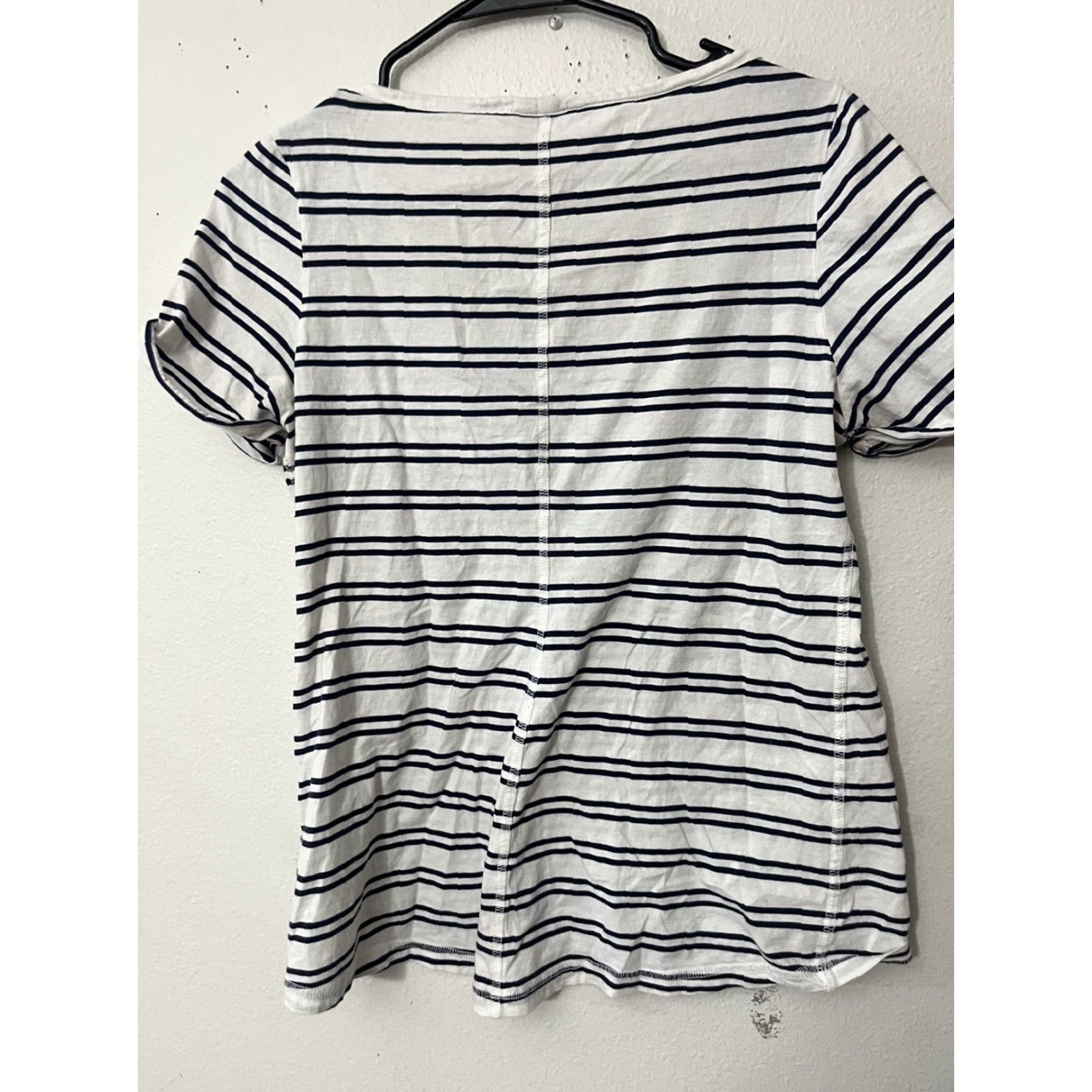 Nautica Nautica Shirt Woman L White Striped Boat Neck T-Shirt Casual Size L / US 10 / IT 46 - 3 Thumbnail