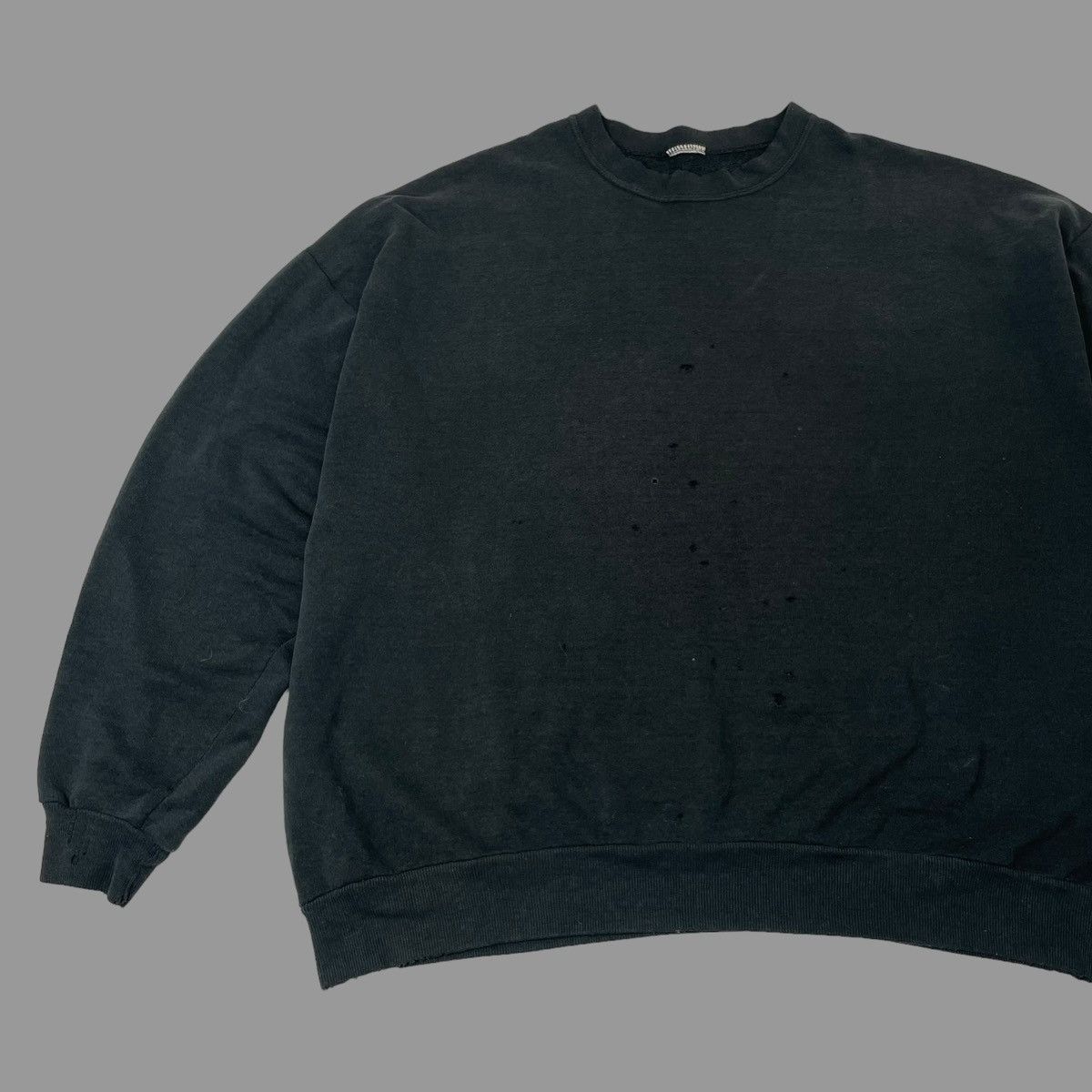 Vintage Vintage 90s distressed sweatshirt Size US XXL / EU 58 / 5 - 2 Thumbnail