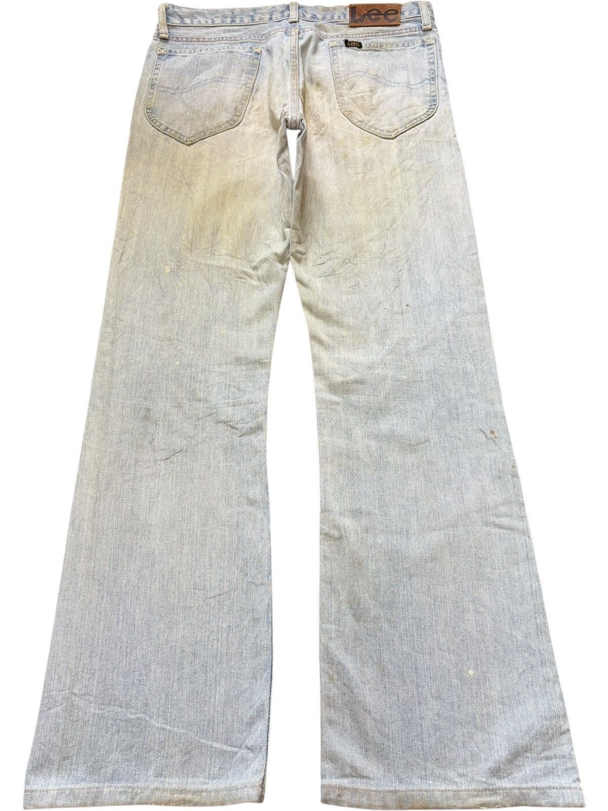 Lee Vintage Japanese Lee Riders Distressed Flare Jeans Size 30" / US 8 / IT 44 - 2 Thumbnail