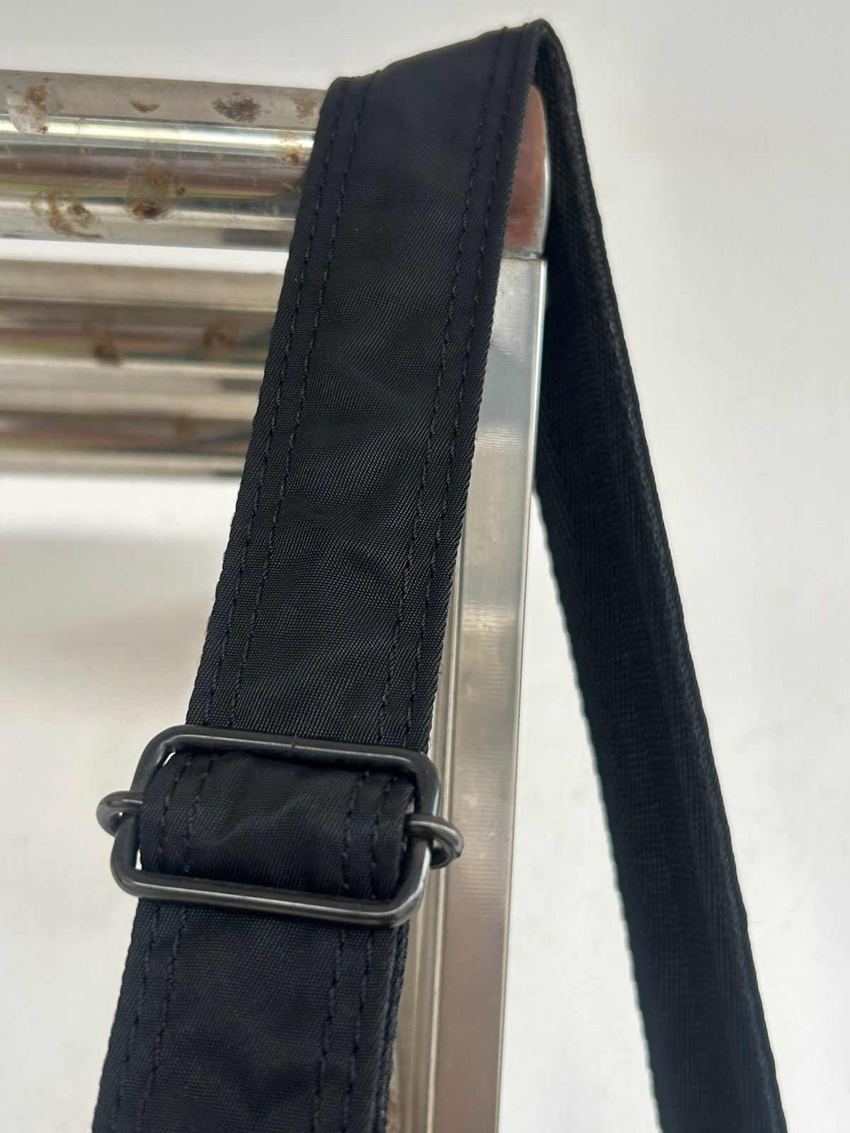 Y's Y’s Pour Homme Vintage Black Nylon Shoulder Bag Size ONE SIZE - 8 Thumbnail