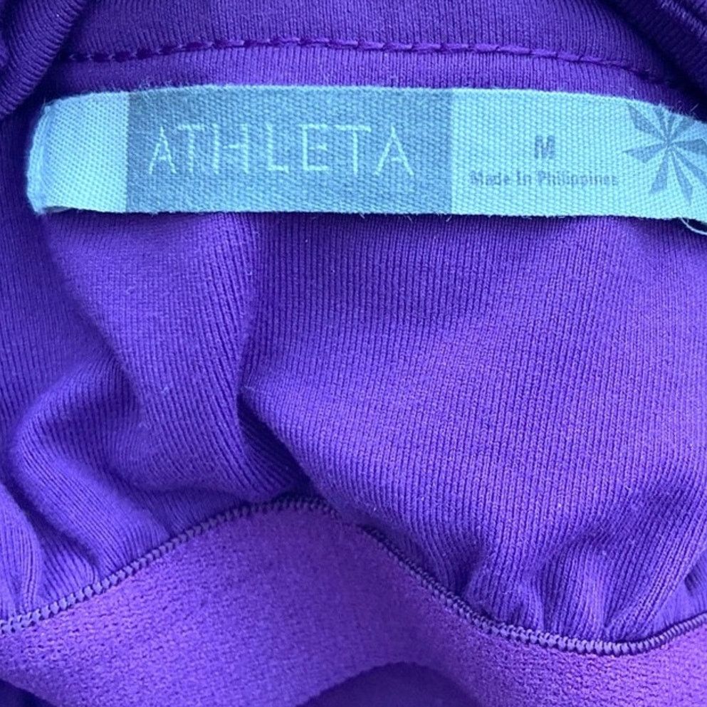 Athleta New Athleta Womens Medium Shelf Bra Purple Halter Tank Top Size M / US 6-8 / IT 42-44 - 3 Thumbnail