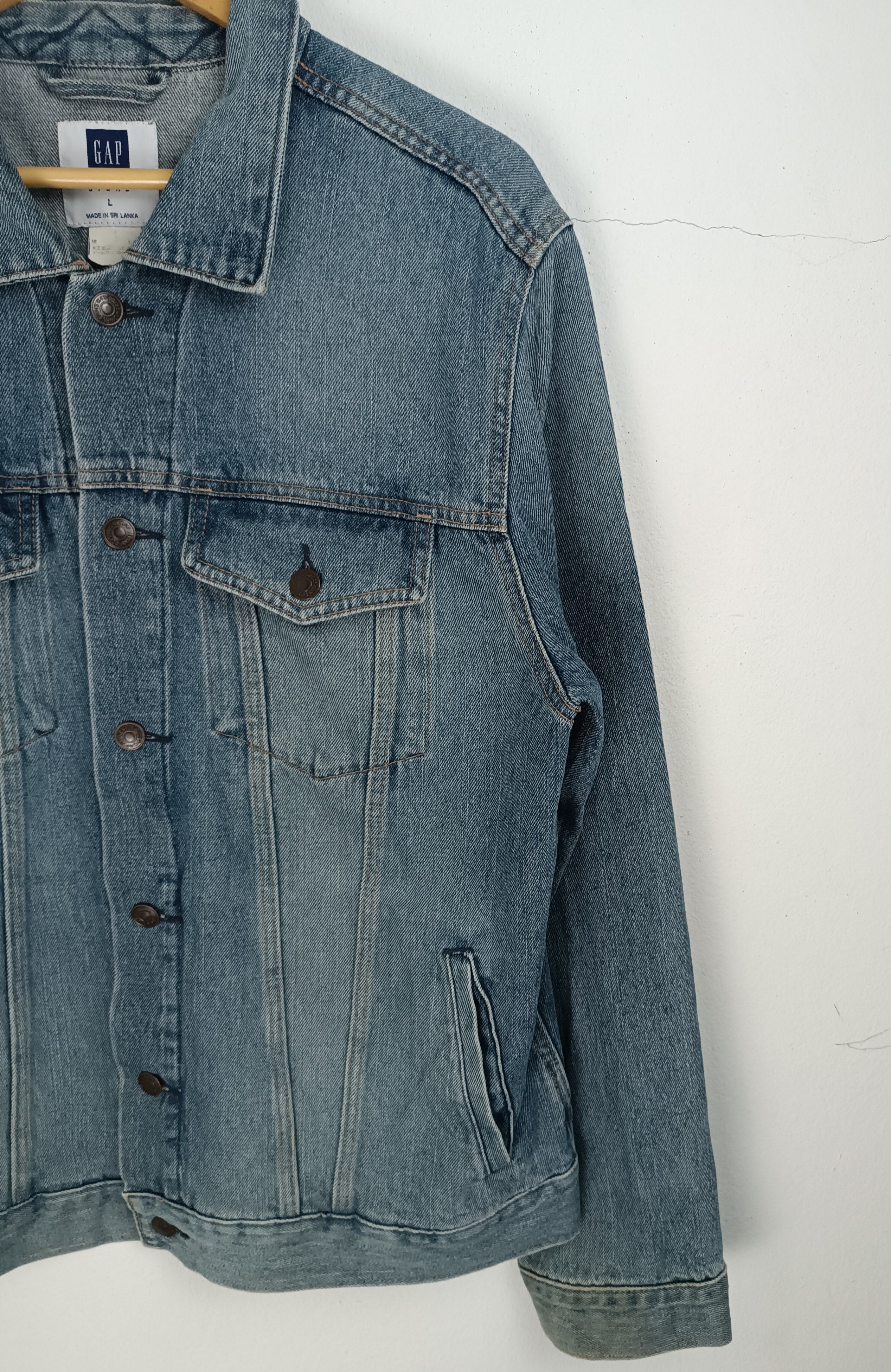 Gap VINTAGE FADES GAP DENIM JACKET GRUNGE PUNK METAL STYLE Size US L / EU 52-54 / 3 - 5 Thumbnail