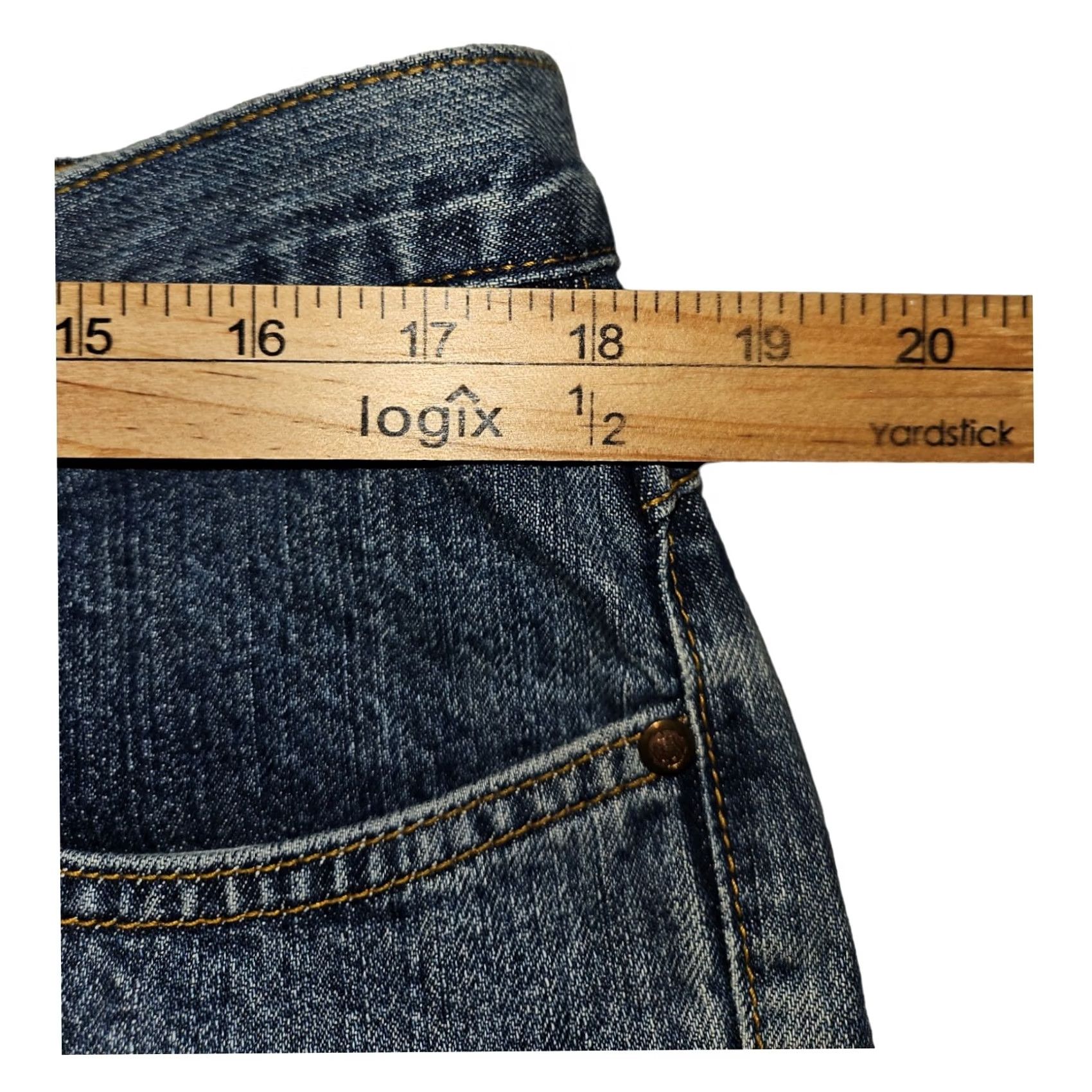 Vintage VINTAGE Cruel Girl Jeans NWT Size 15L Women's Georgia Slim Blue Denim 90s Y2K Preppy Bootcut Mens Womens Girls Size 36" / US 14 / IT 50 - 5 Thumbnail