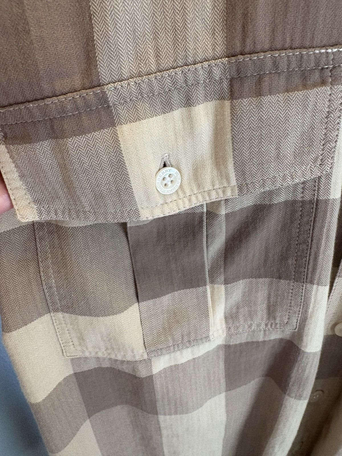 Burberry Exploded Check Pattern Casual Shirt Size US M / EU 48-50 / 2 - 7 Thumbnail