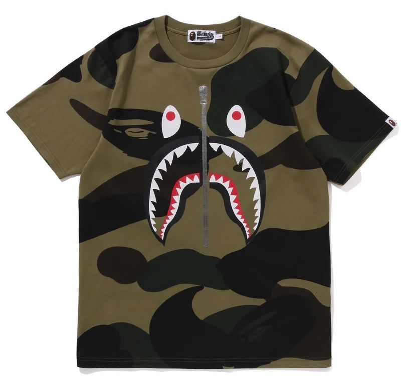 Bape Bape Shark Tee Size ONE SIZE - 1 Thumbnail