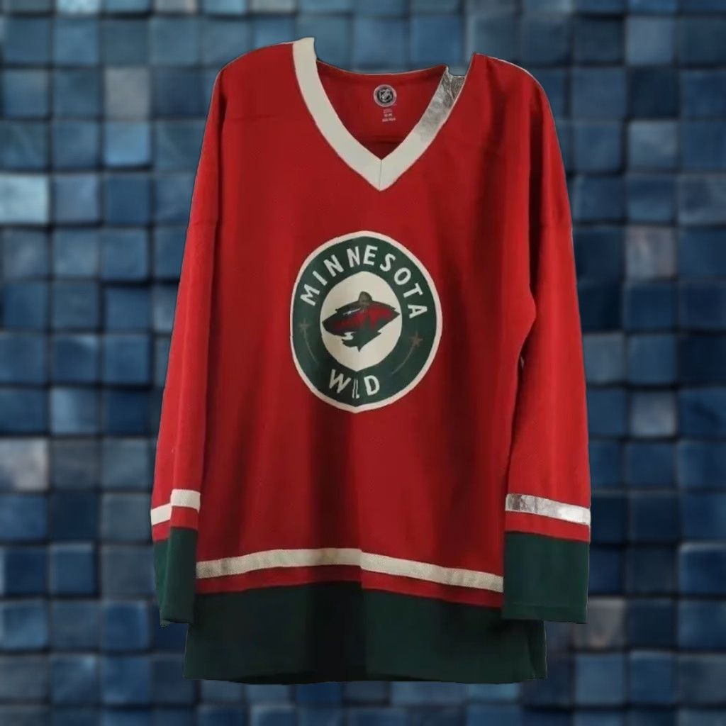 NHL Men's NHL Minnesota Wild Jersey #11 Zach Parise Away Size Medium Red NHL Brand Casual Activewear Hockey Shirt Size US M / EU 48-50 / 2 - 1 Thumbnail