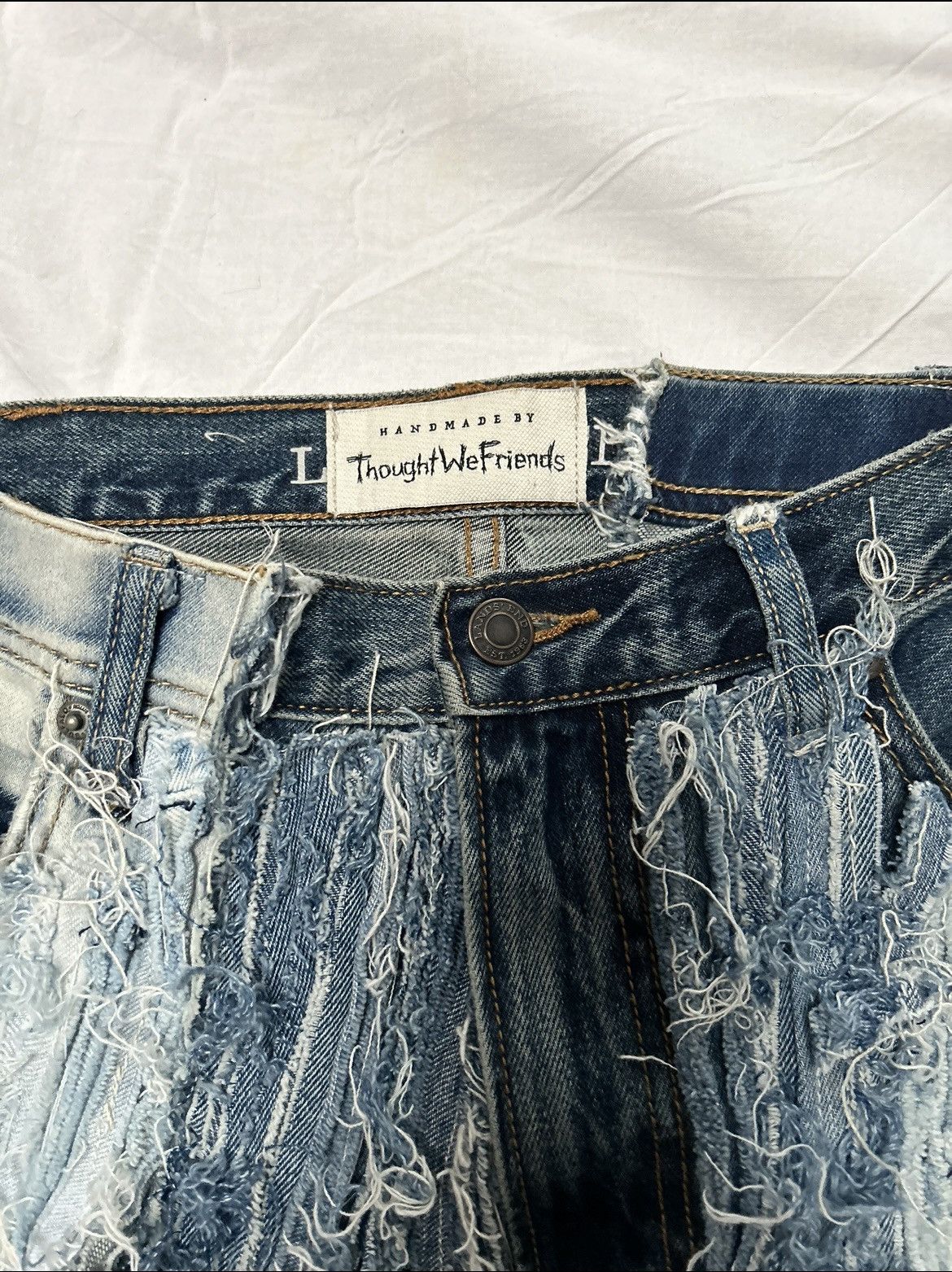 Other Thought we friends 1of1 handmade denim Size US 31 - 5 Thumbnail