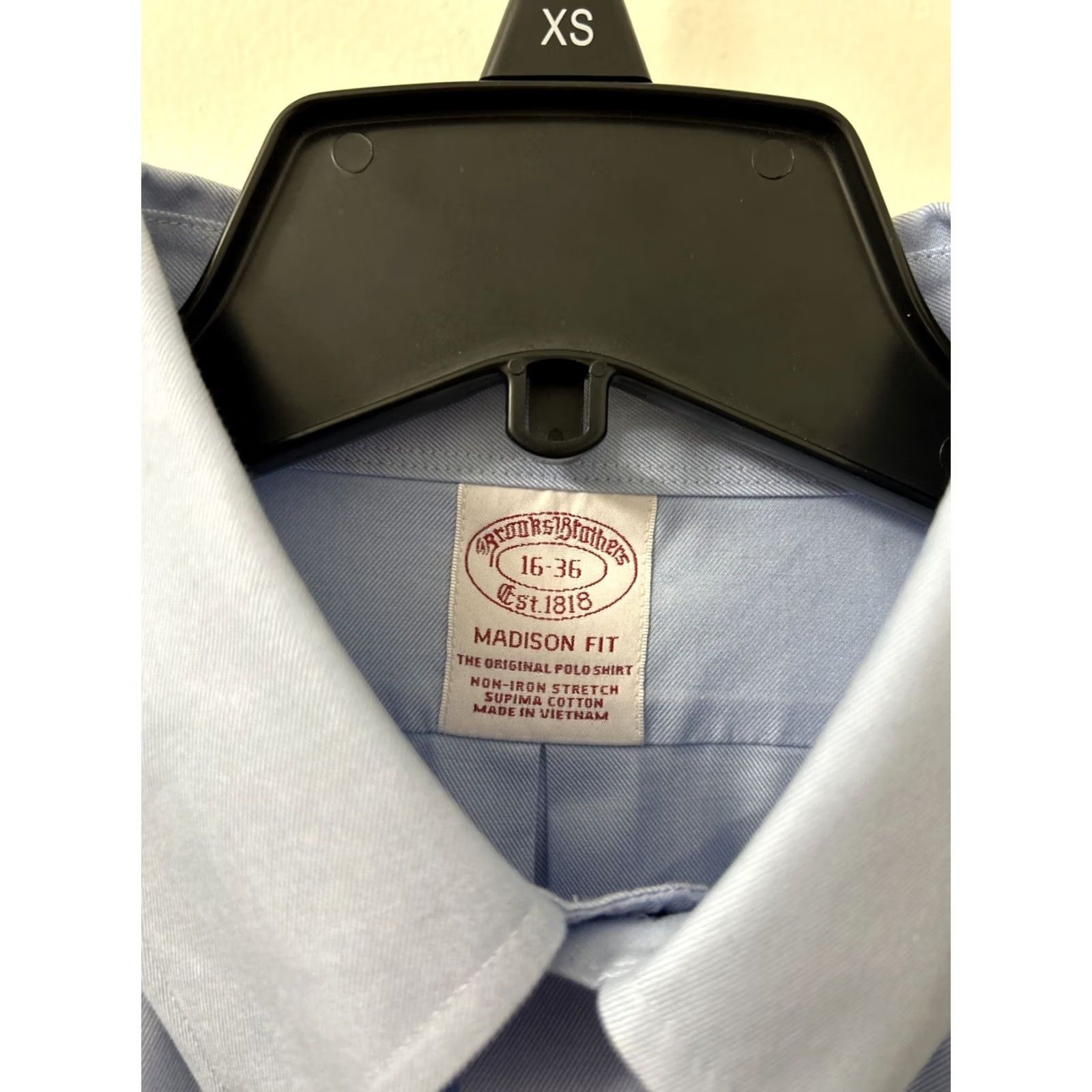 Brooks Brothers Brooks Brothers Original Polo Shirt Mens Size 16 Madison Fit Supima Button Up L/S Blue Dress Shirt Regular Size 16 Mens Size US L / EU 52-54 / 3 - 6 Thumbnail