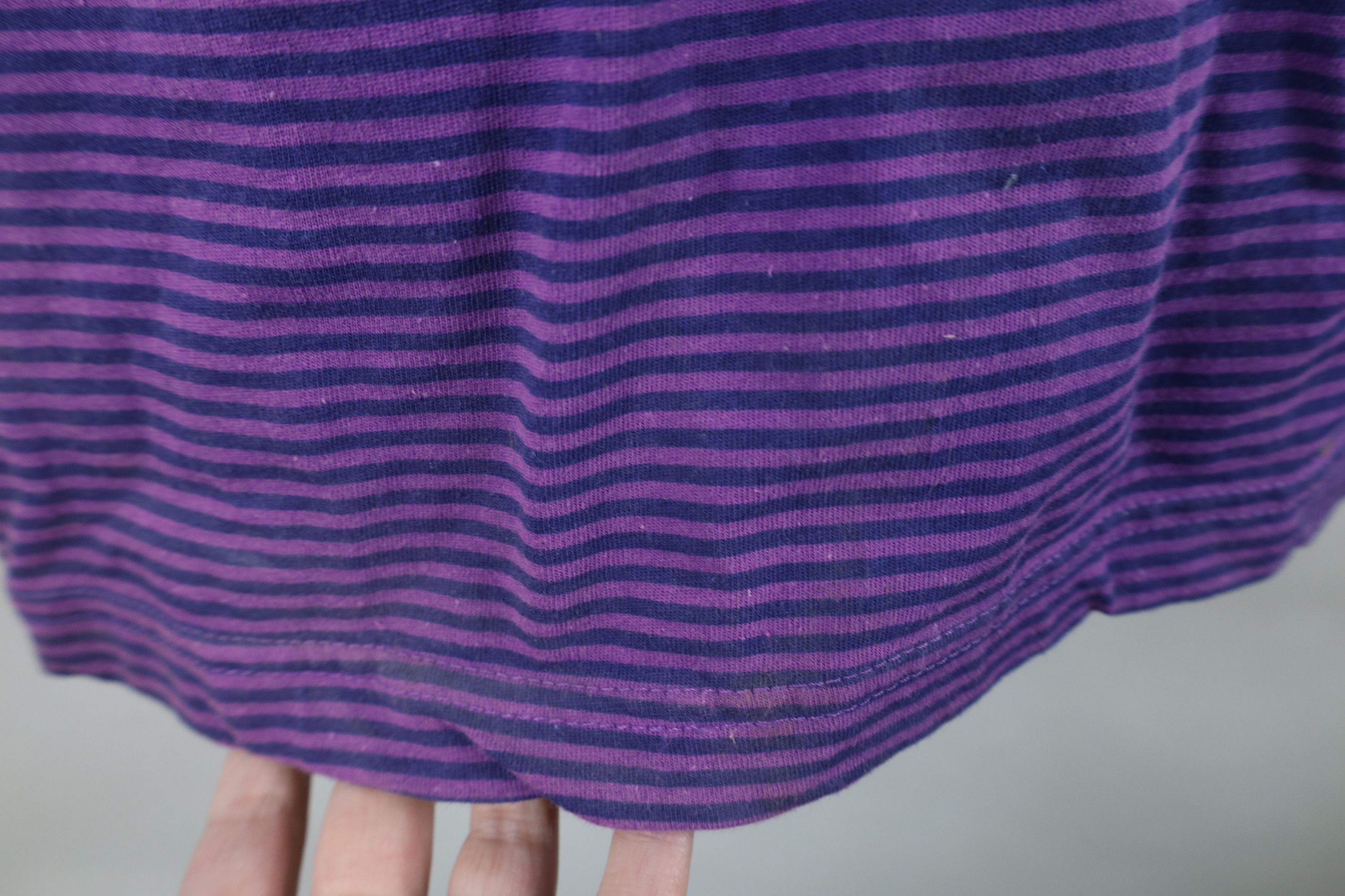 Vintage Vintage 90s Bugle Boy Striped Puff Paint Baggy T-Shirt Size US XL / EU 56 / 4 - 12 Thumbnail