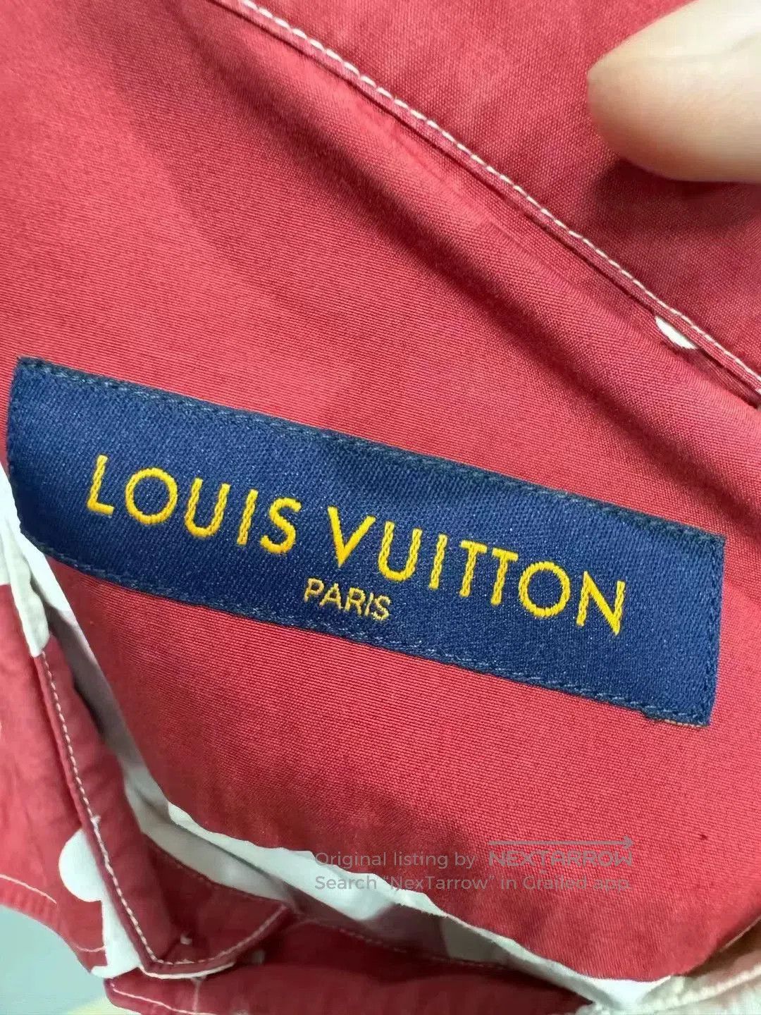 Nigo LV x Nigo Red Check Short-Sleeve Shirt. Size US XL / EU 56 / 4 - 2 Thumbnail