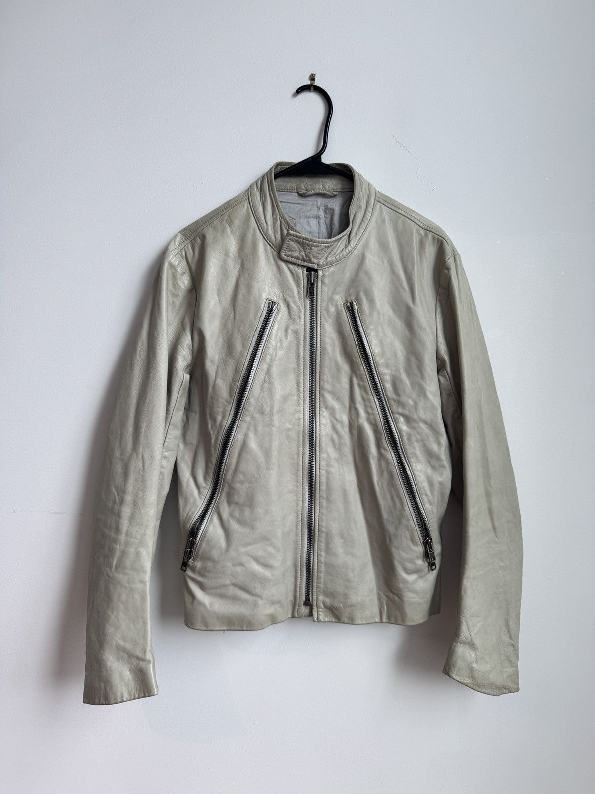 SS2009 Margiela 5 Zip Leather Jacket
