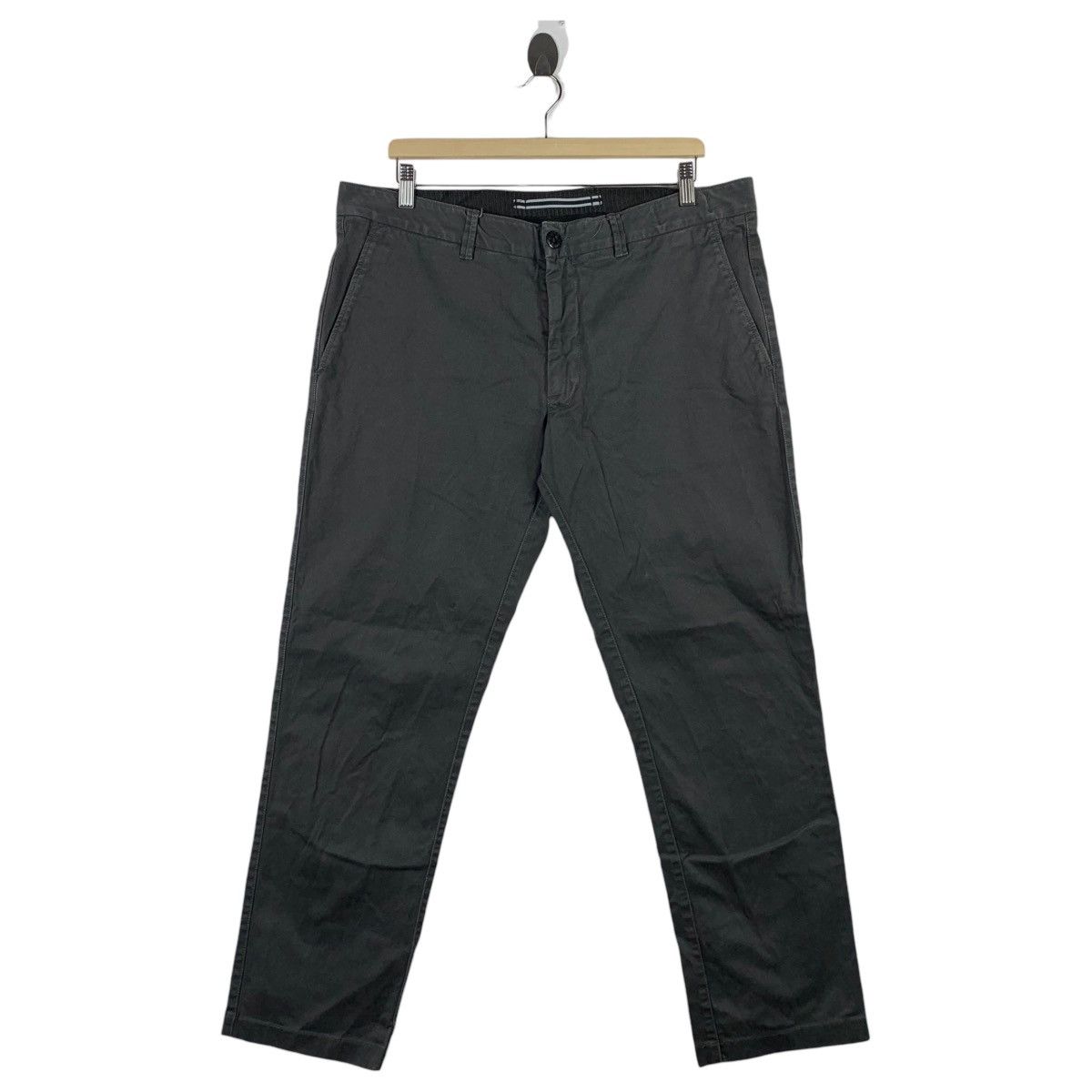 Stone Island STONE ISLAND Grey cotton pants Size US 37 - 1 Thumbnail